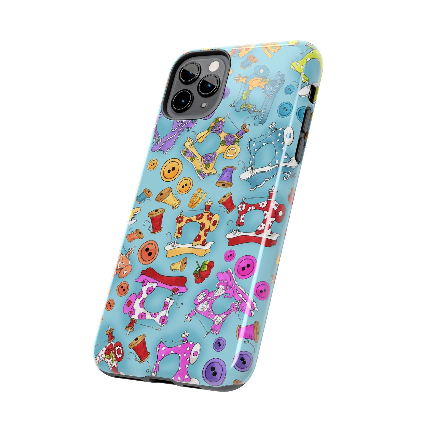 Sew Assorted Turquoise Phone Case
