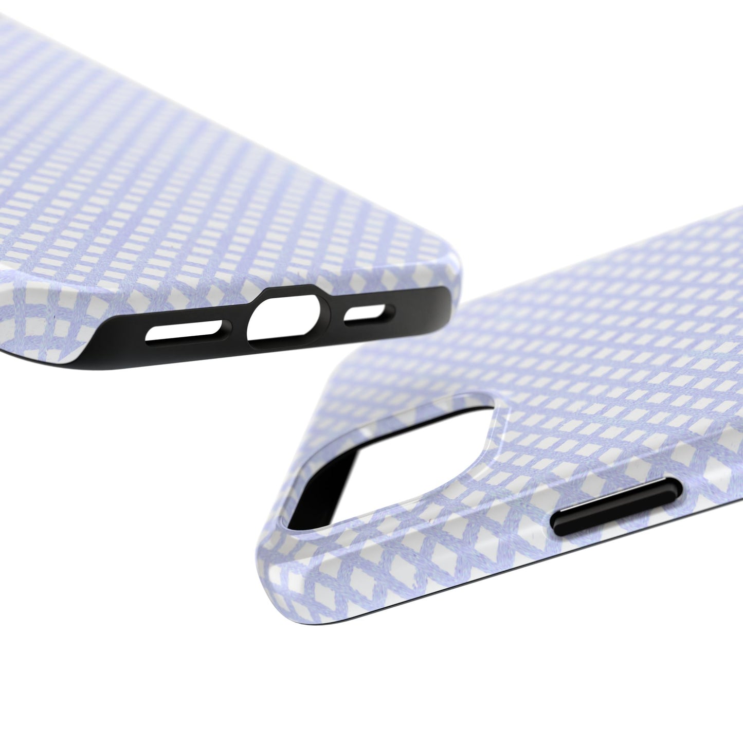 Bias Check Light Blue Phone Case