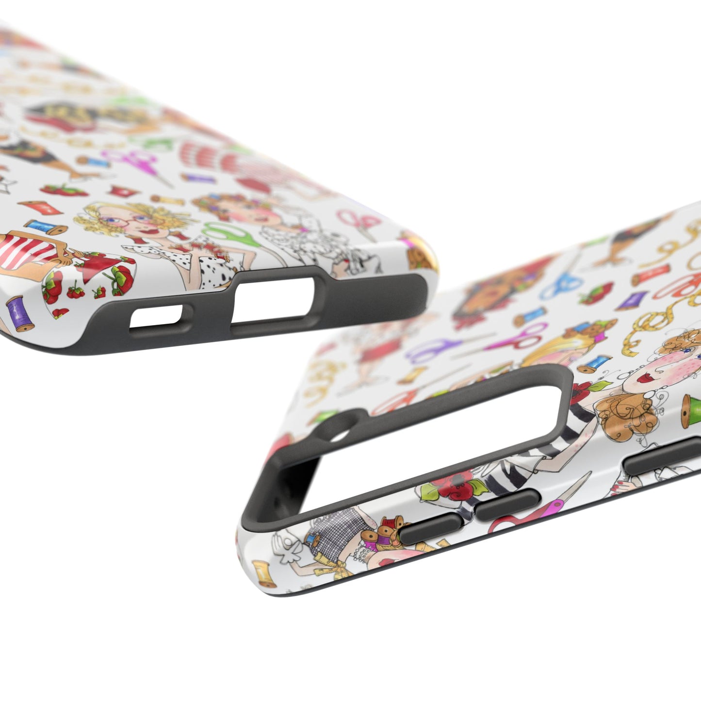 Sew Tossed White Phone Case