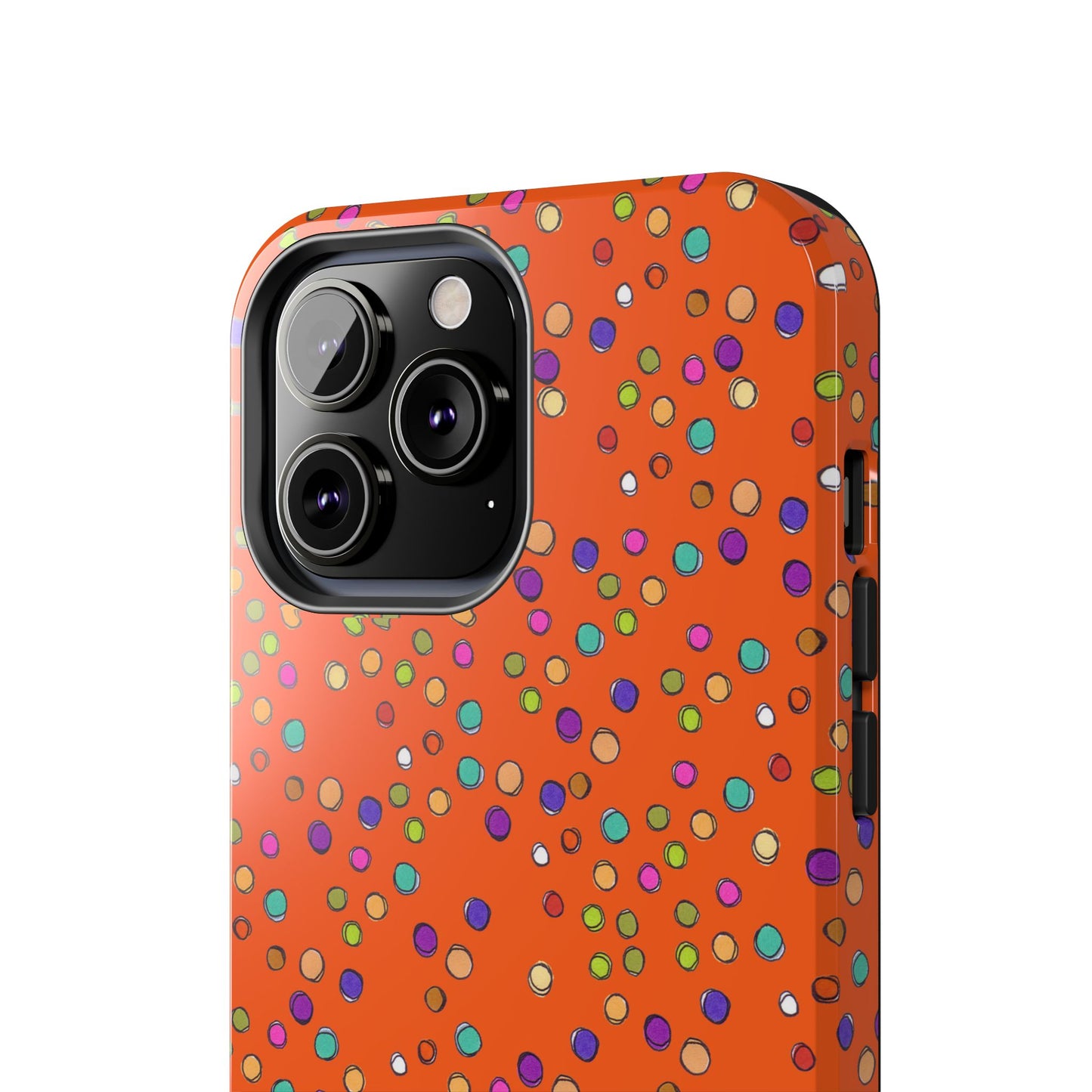 Dog Dots Orange Phone Case
