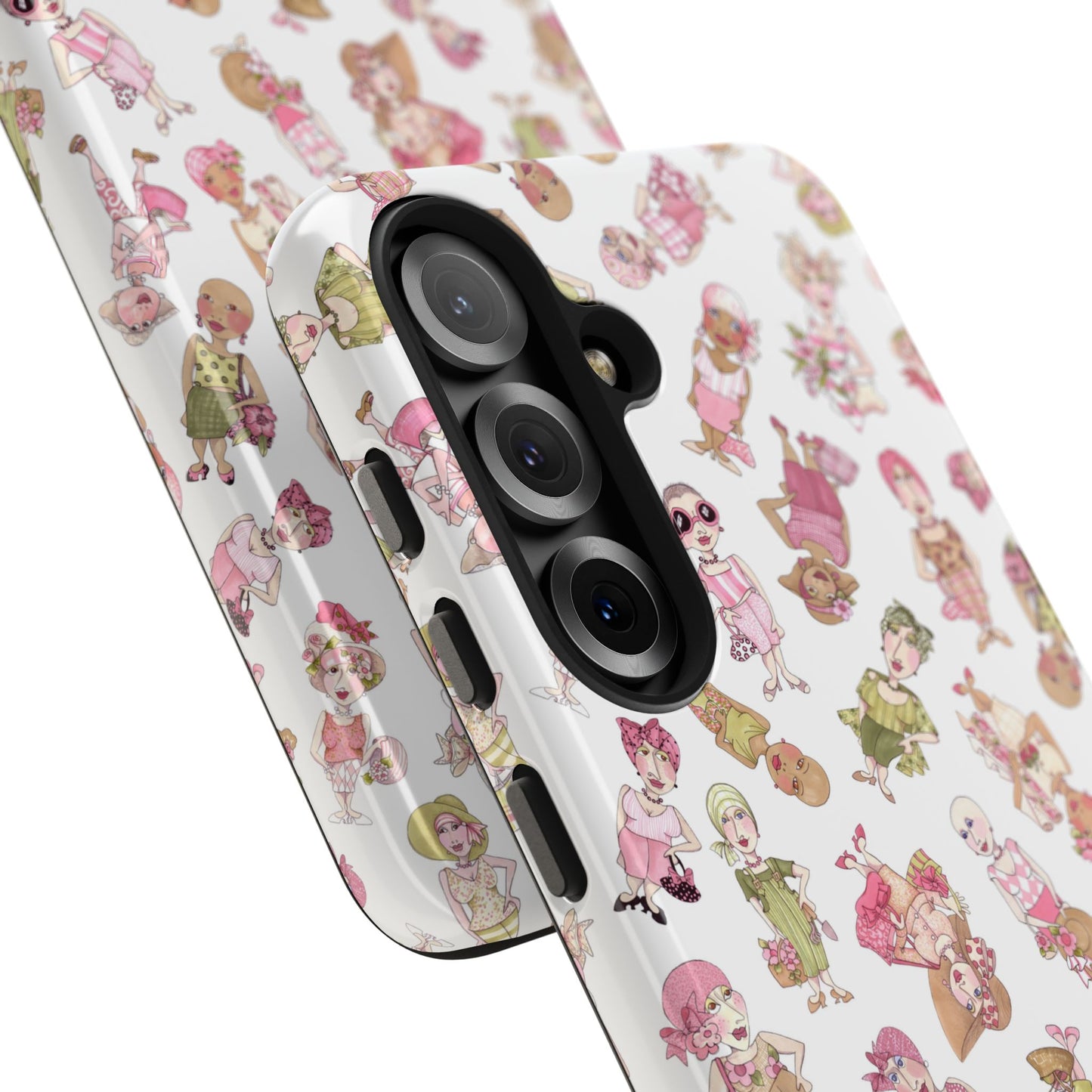 Tossed Ladies White Phone Case