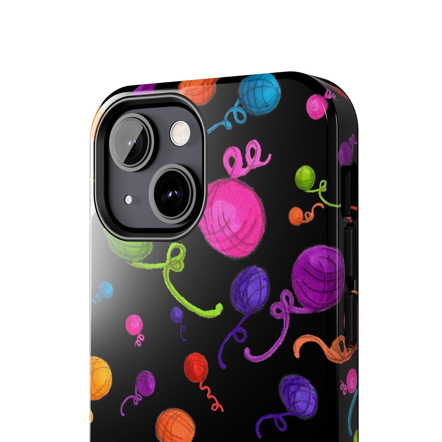 Yarniverse Black Phone Case