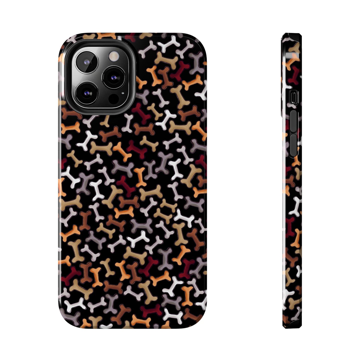 Dog Bones Black Phone Case