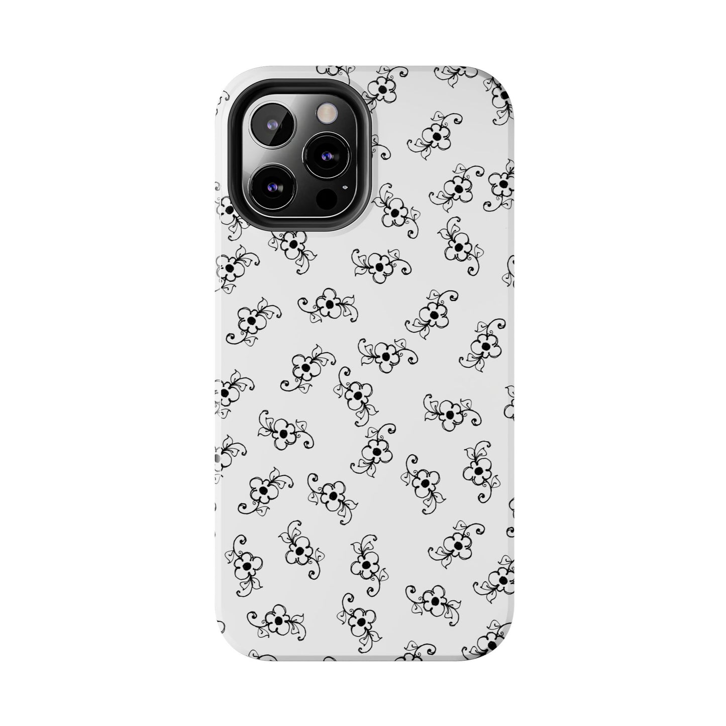 Favorite Daisies White / Black Phone Case
