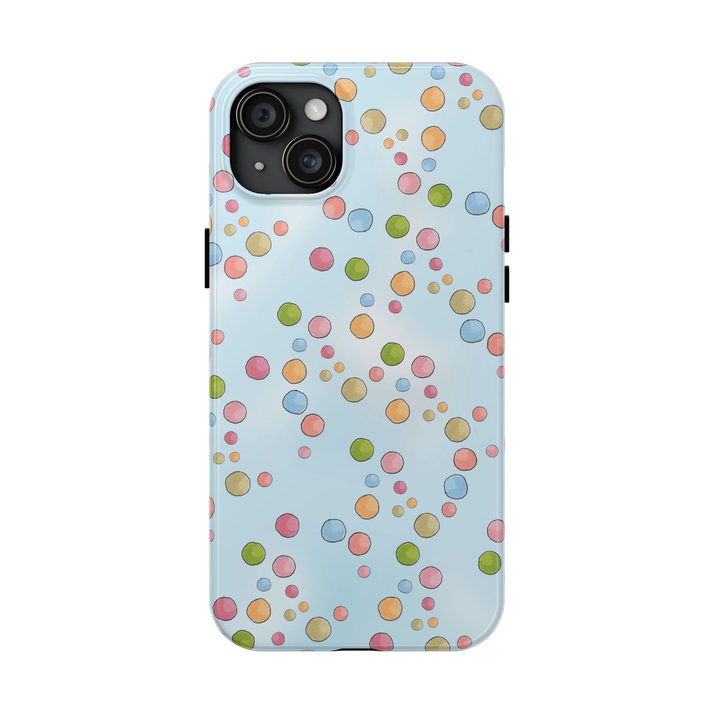Clown Dots Blue Sky Phone Case