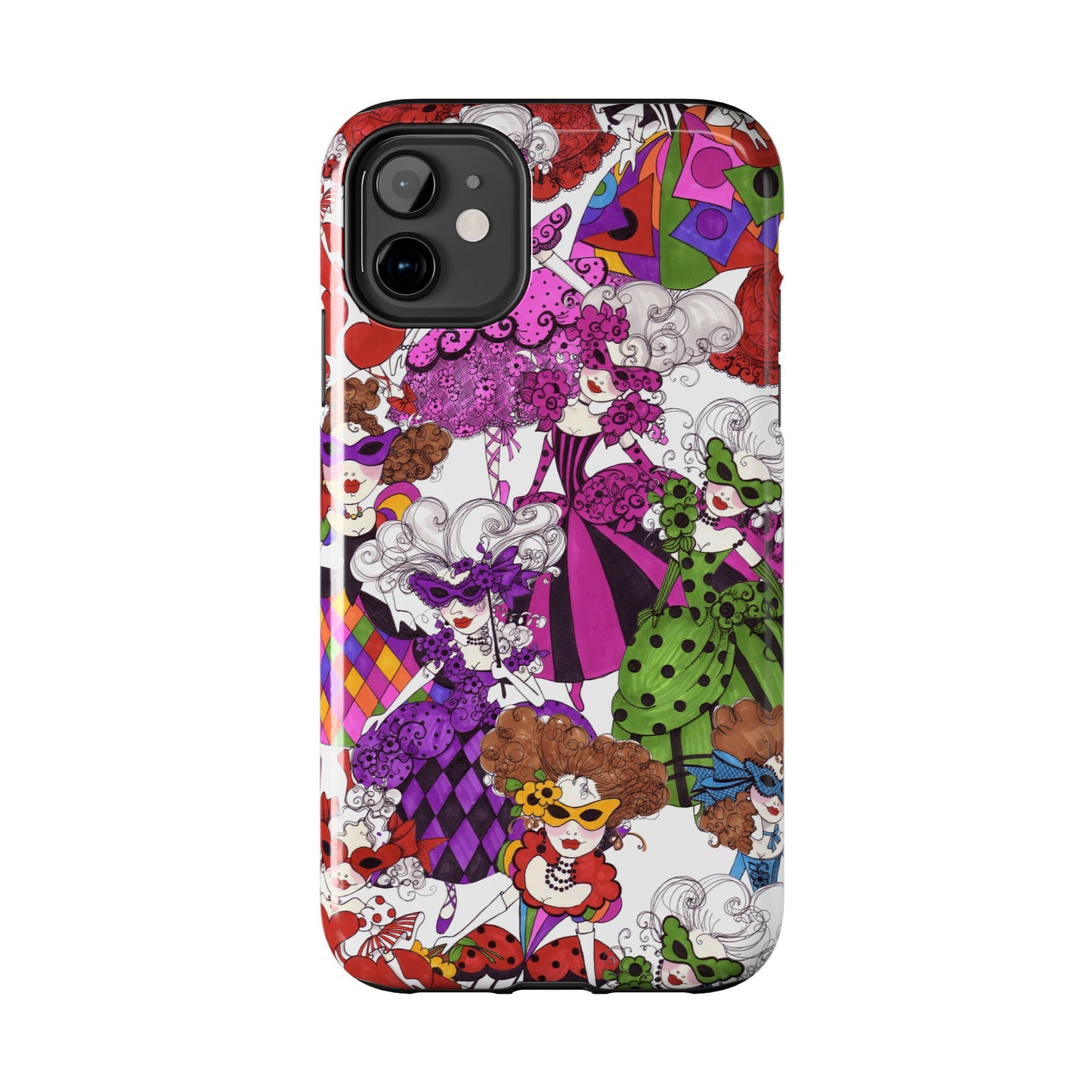Crowded Dance Floor White Phone Case