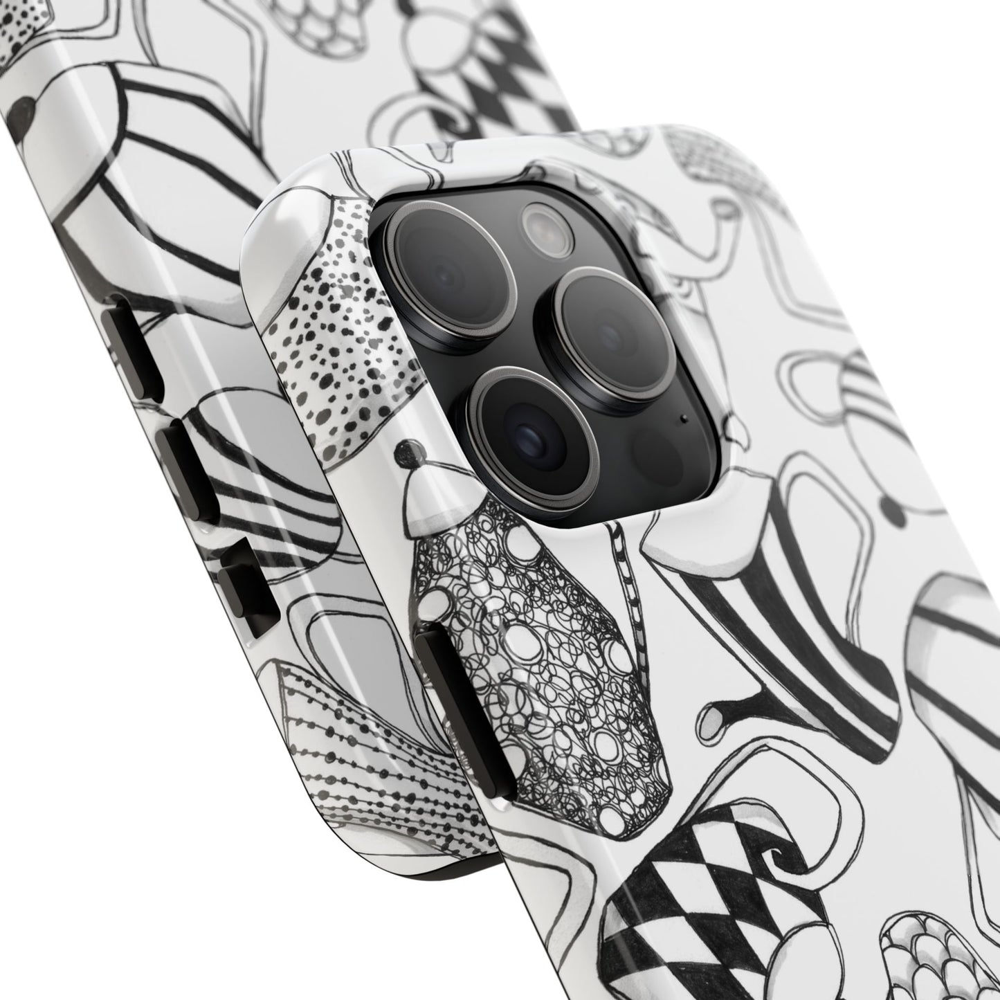 Coffee, Tea Anyone? White Phone Case