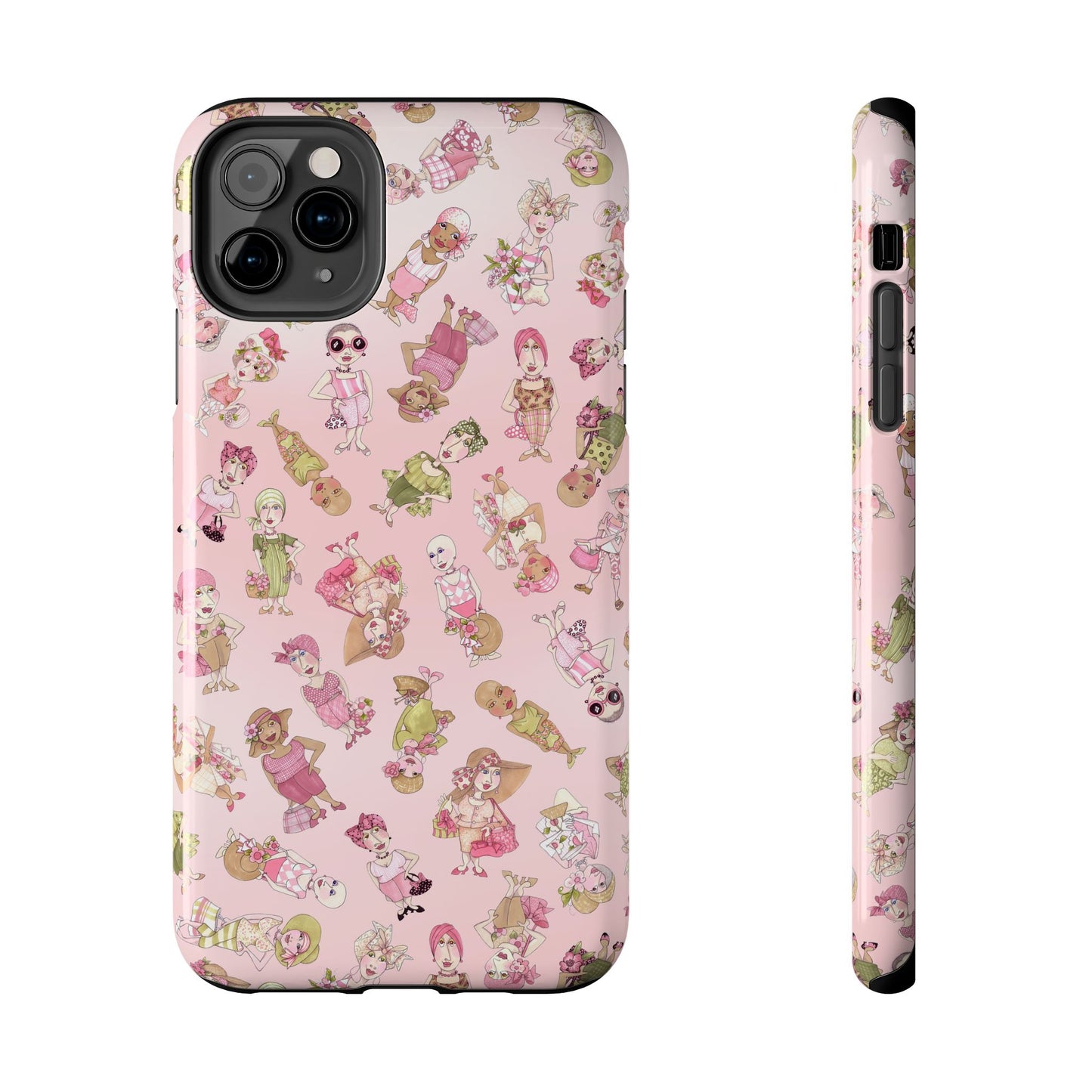 Tossed Ladies Pink Phone Case