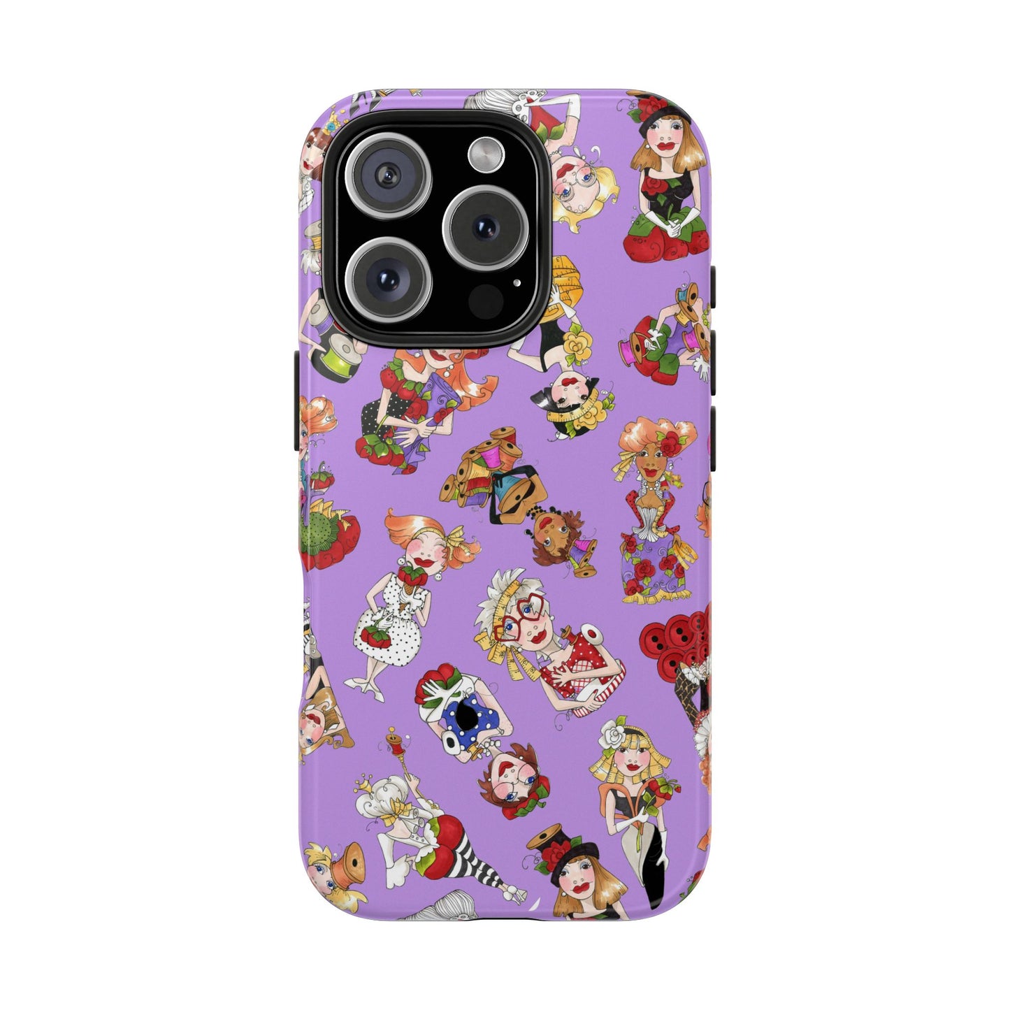 Curious Toss Purple Phone Case