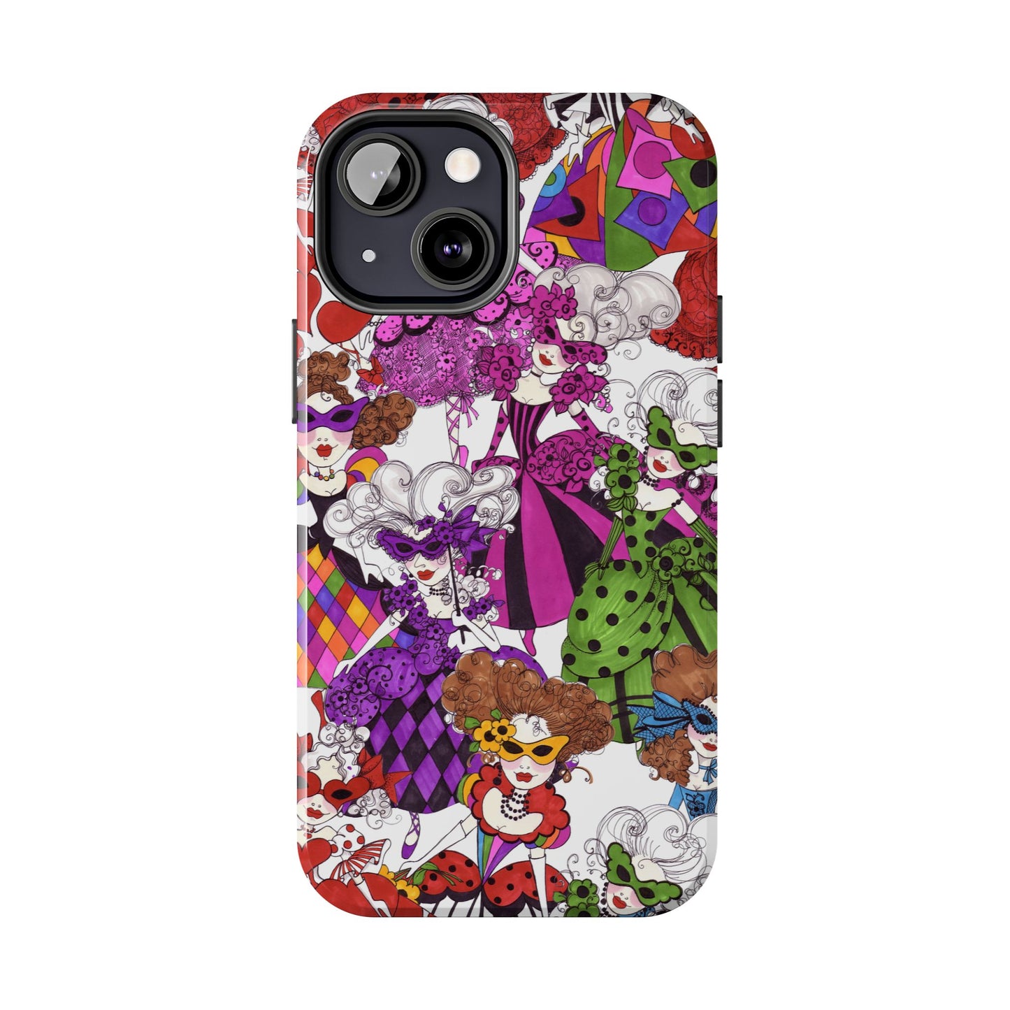 Crowded Dance Floor White Phone Case