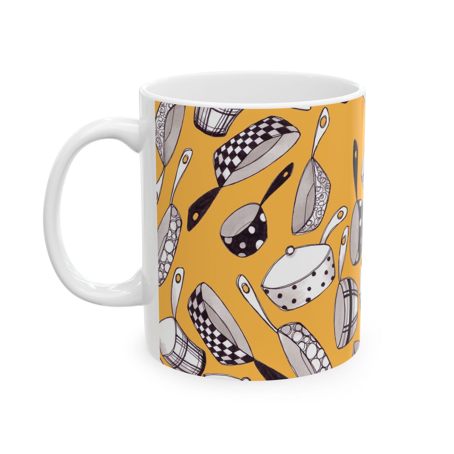Pots & Pans Flyin' Yellow Cup