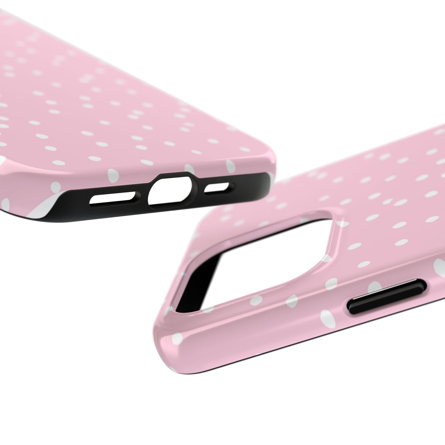 Space Dots Pink / White Phone Case