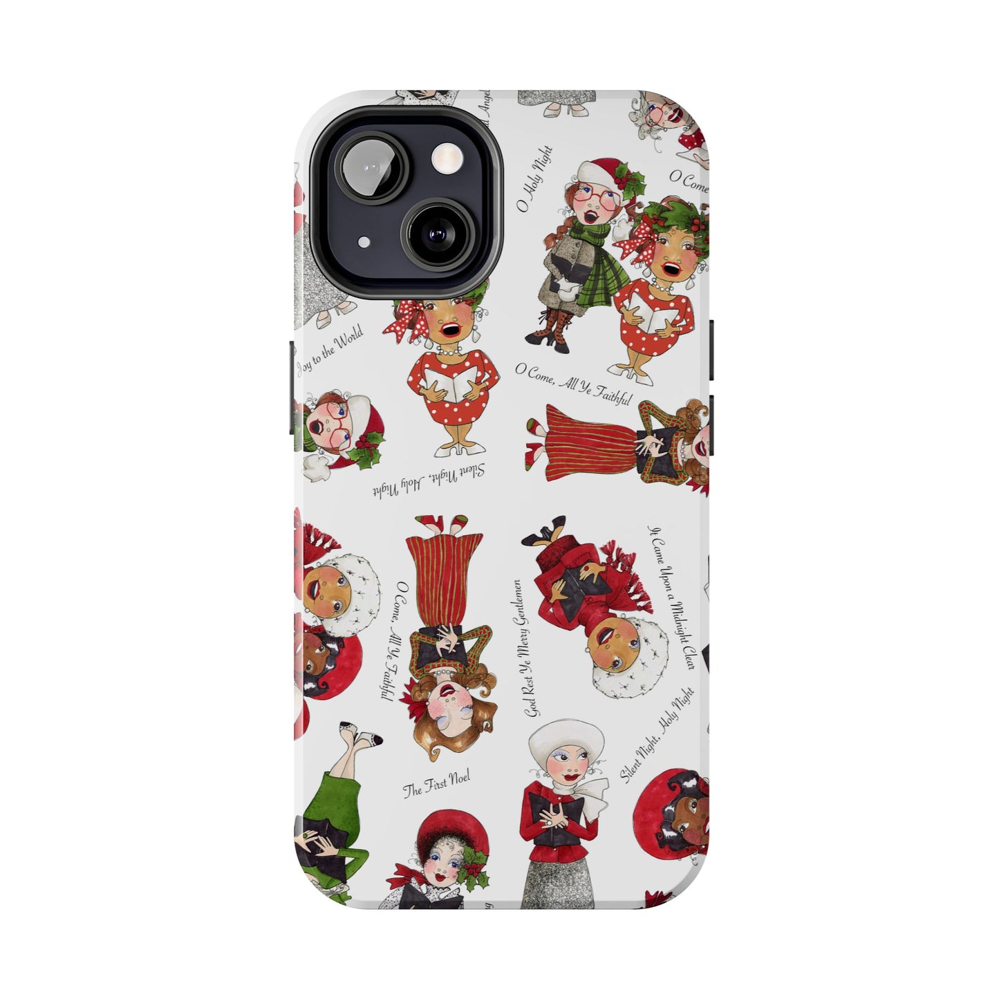 Tossed Carolers Phone Case