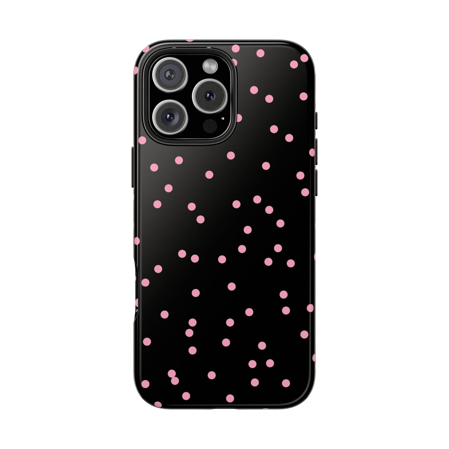 Space Dots Black / Pink Phone Case
