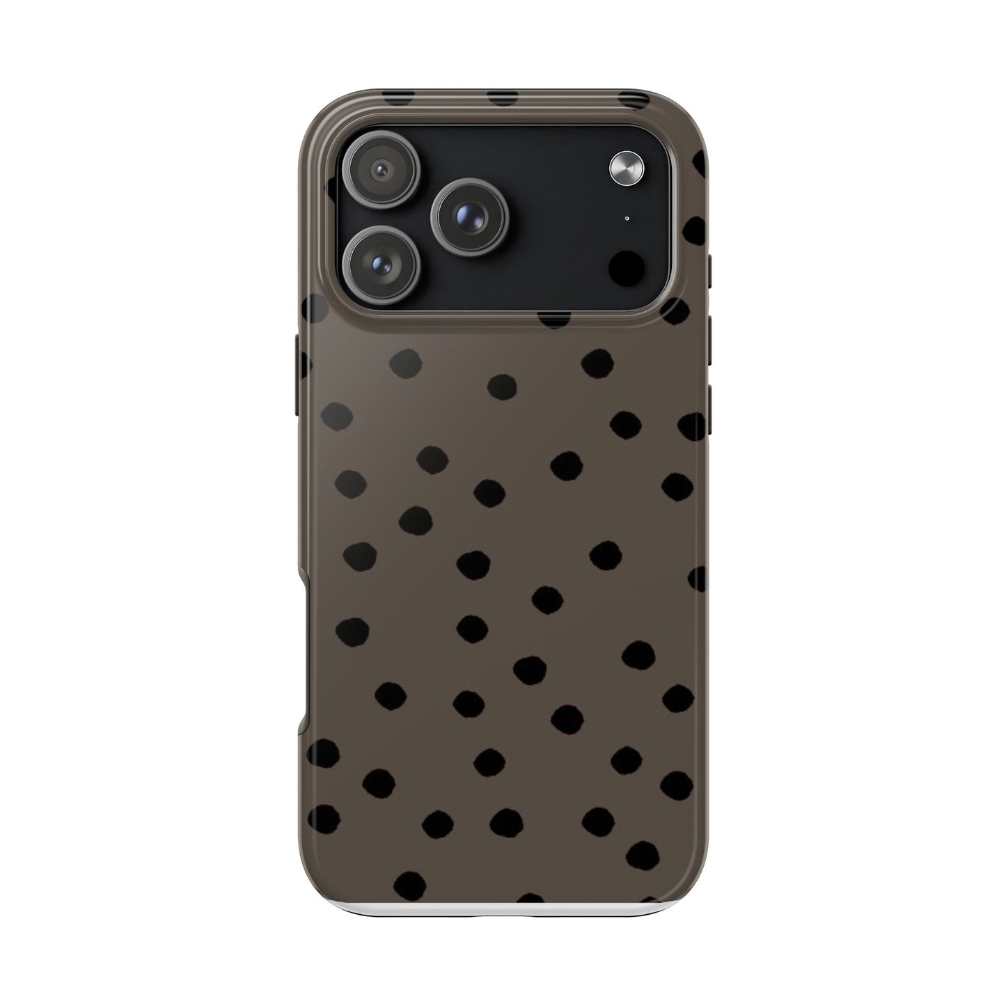 Dinky Dots Toast / Black Phone Case