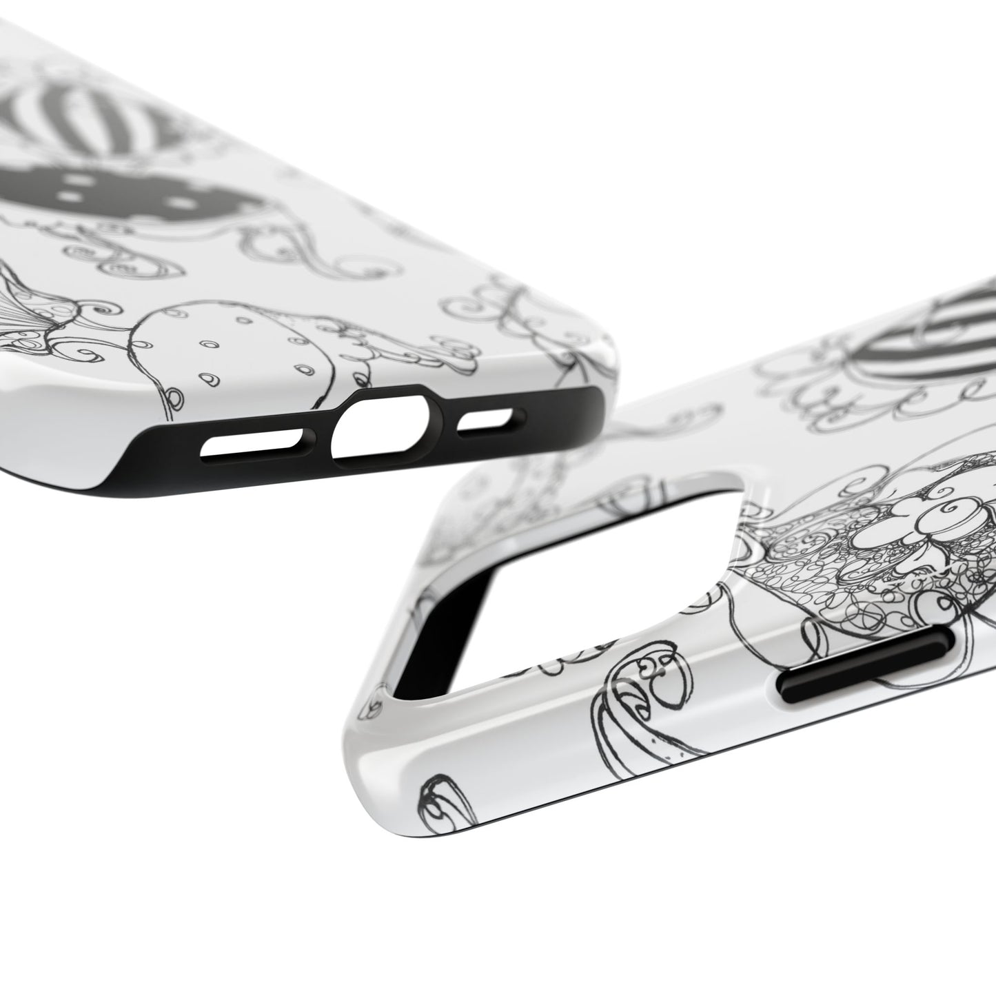 Bistro Chairs White Phone Case