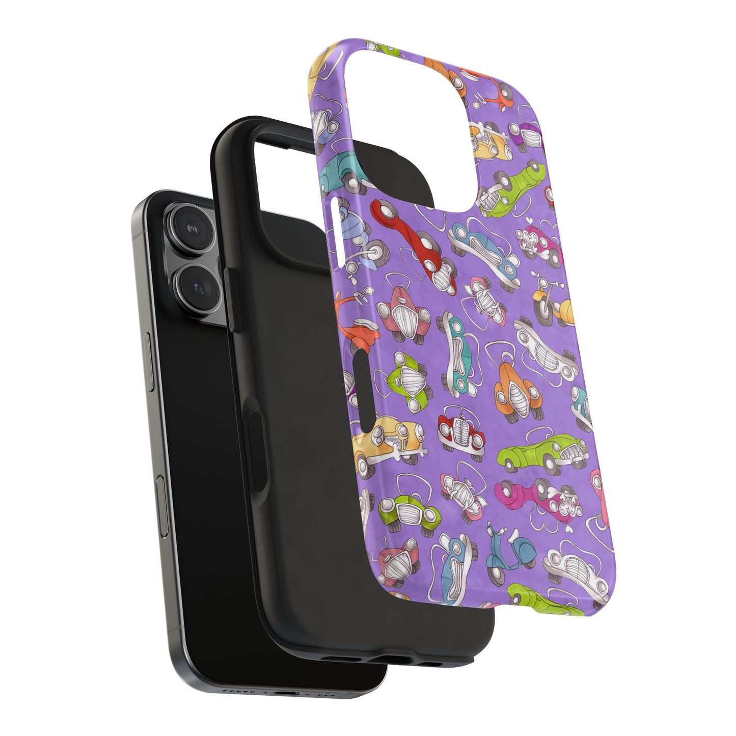 Pile Up Purple Phone Case