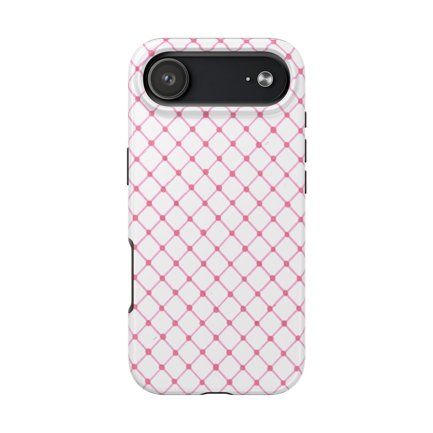 Cyclone Fence White / Pink Phone Case
