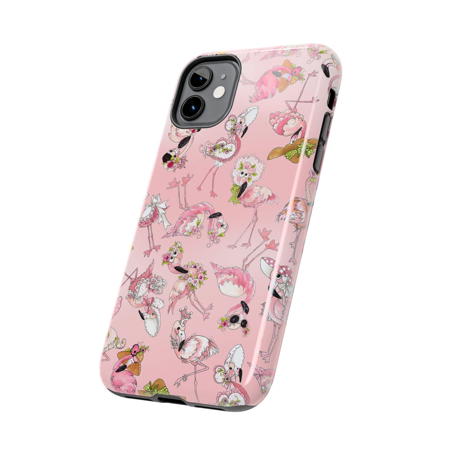Tossed Flams Pink Phone Case