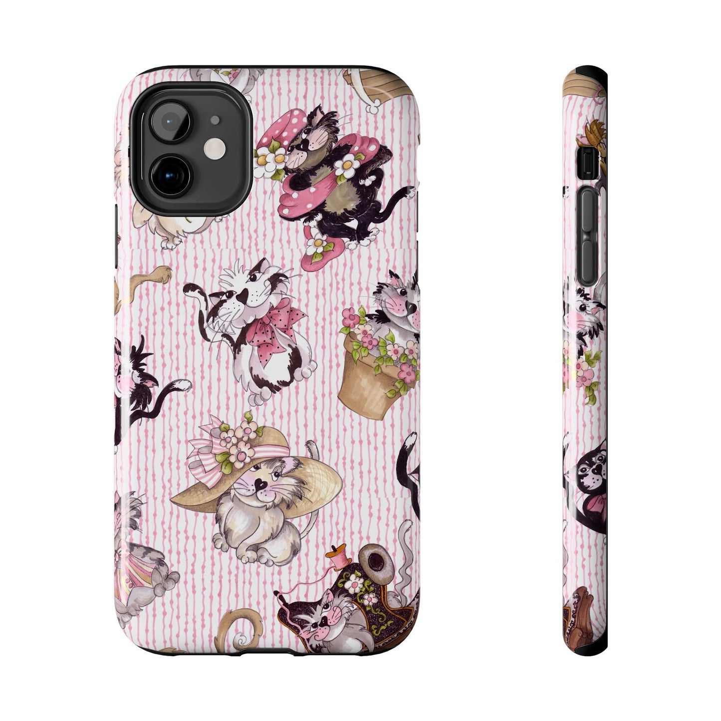 Fancy Cats Pink Phone Case