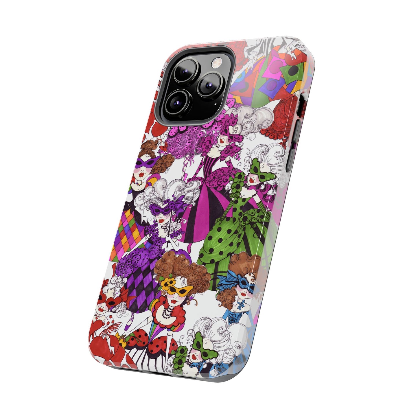 Crowded Dance Floor White Phone Case