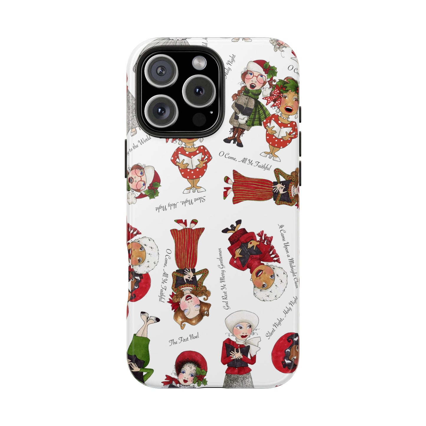 Tossed Carolers Phone Case