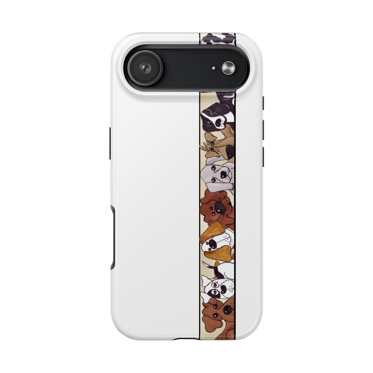 Doggie Delight Border Phone Case