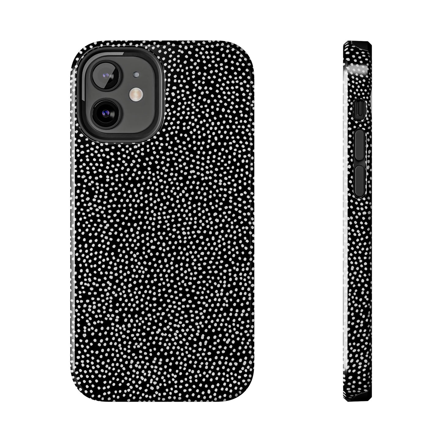 Baby Dots Black / White Phone Case