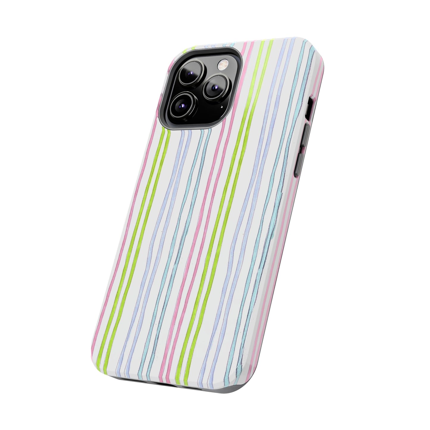 Belle Stripe White Phone Case