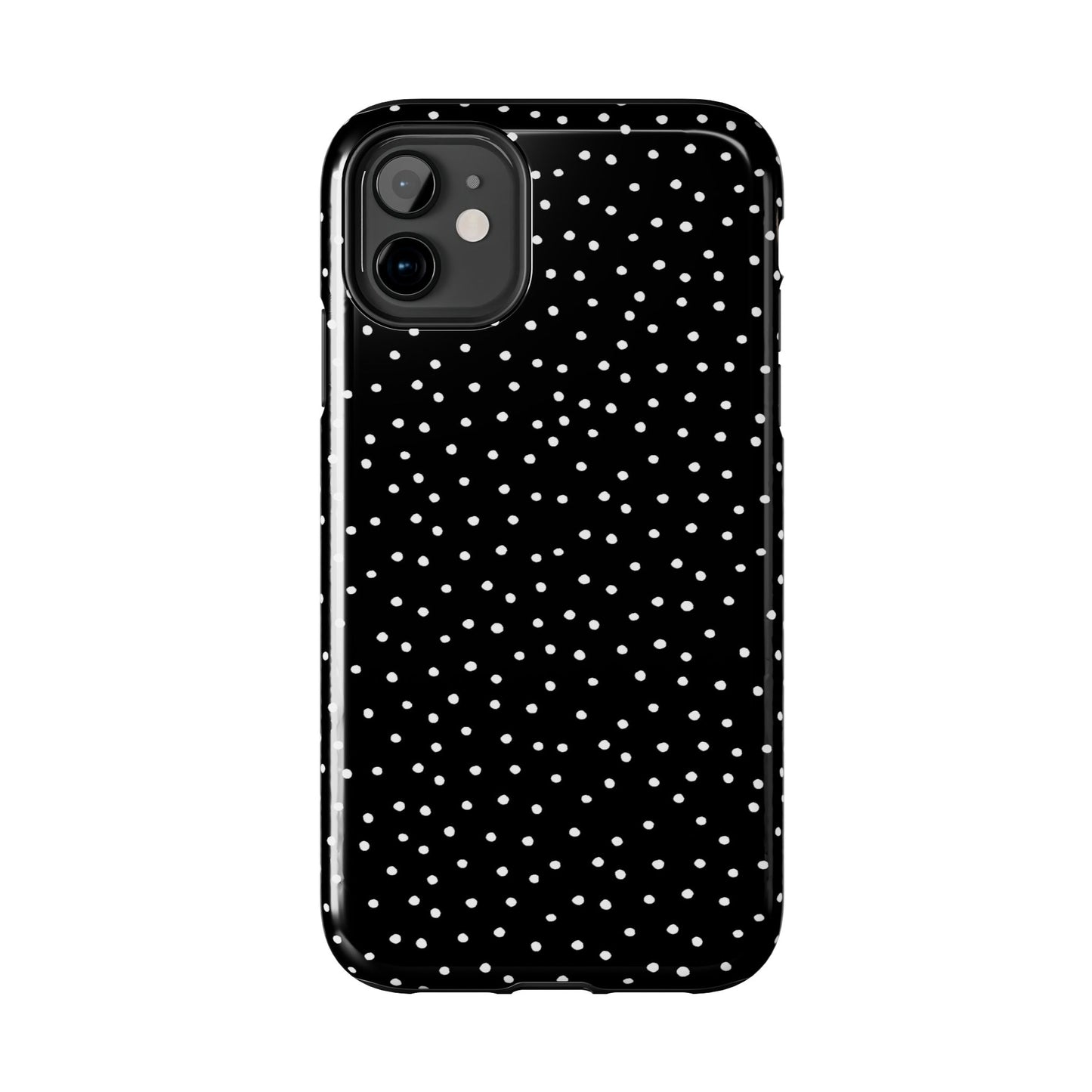 Dinky Dots Black / White Phone Case