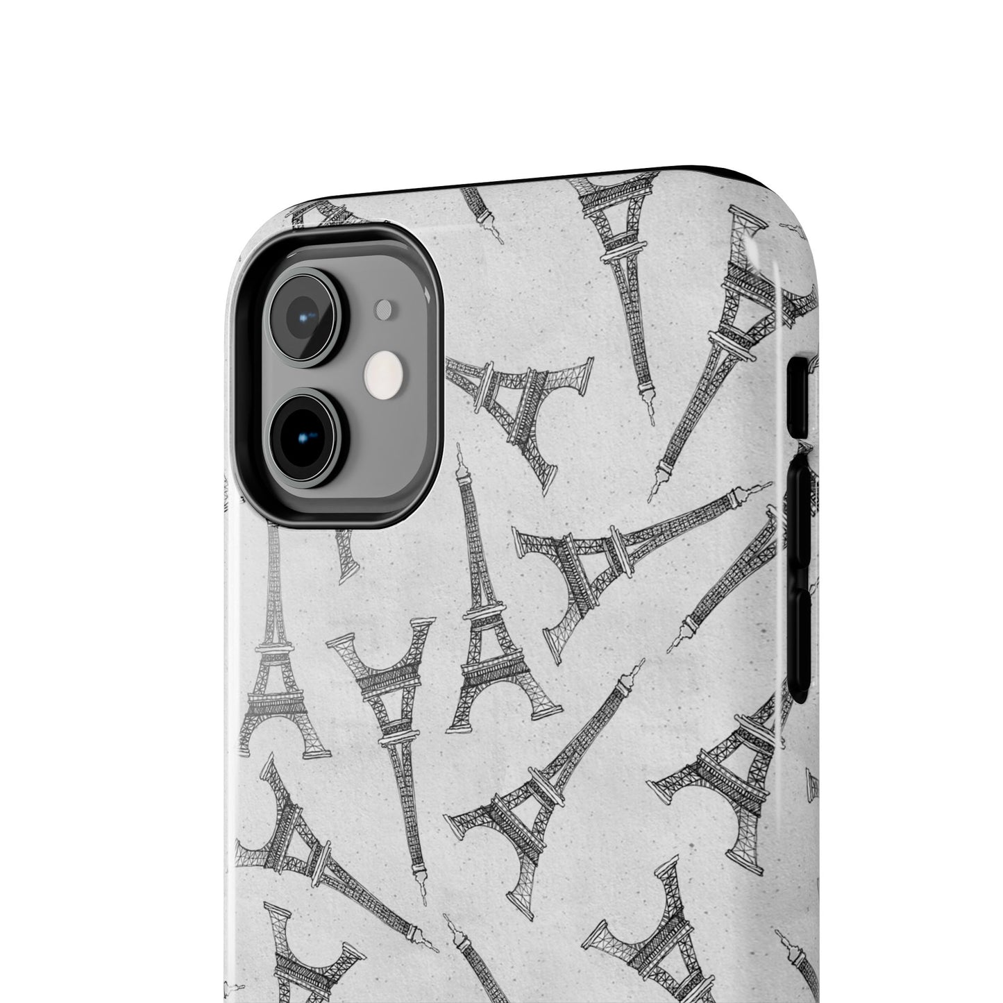 Eifelesque Silver Phone Case