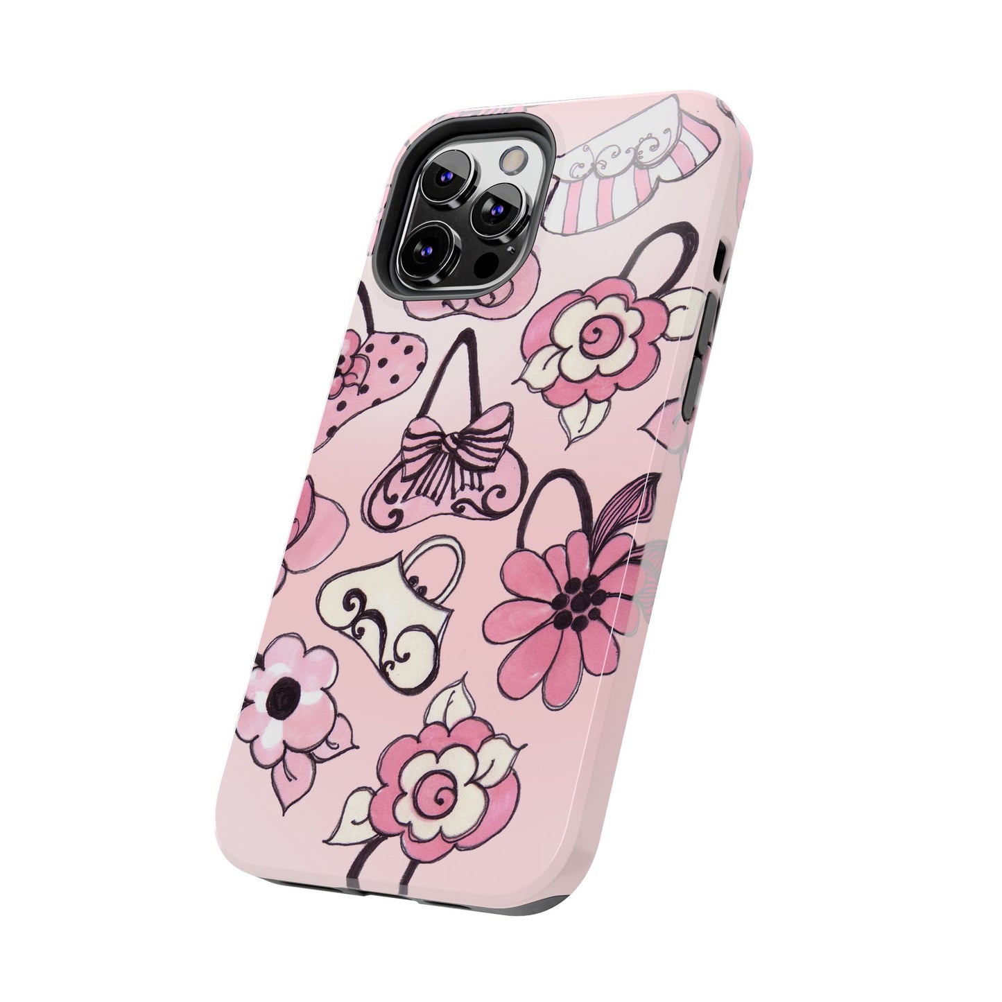 Cat Bags Pink Phone Case