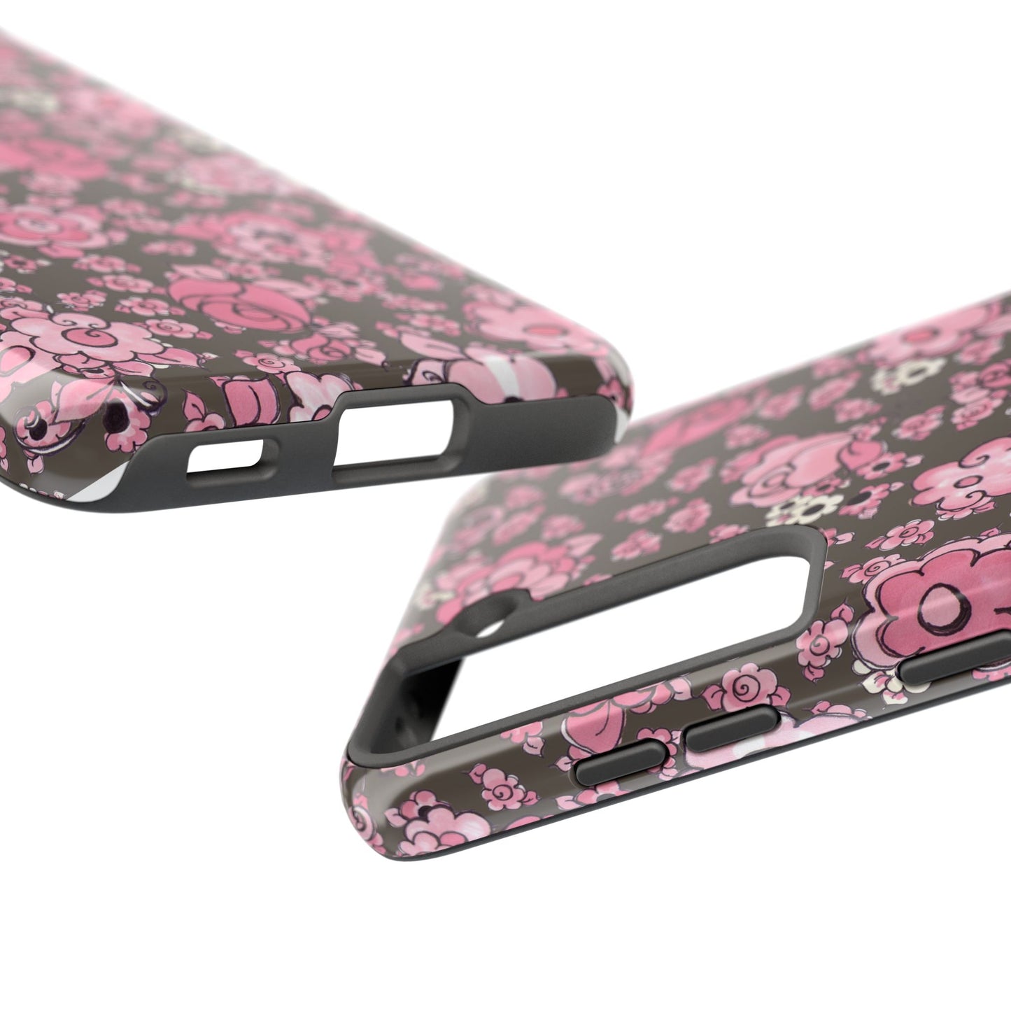 Profuse Posies Mocha Phone Case