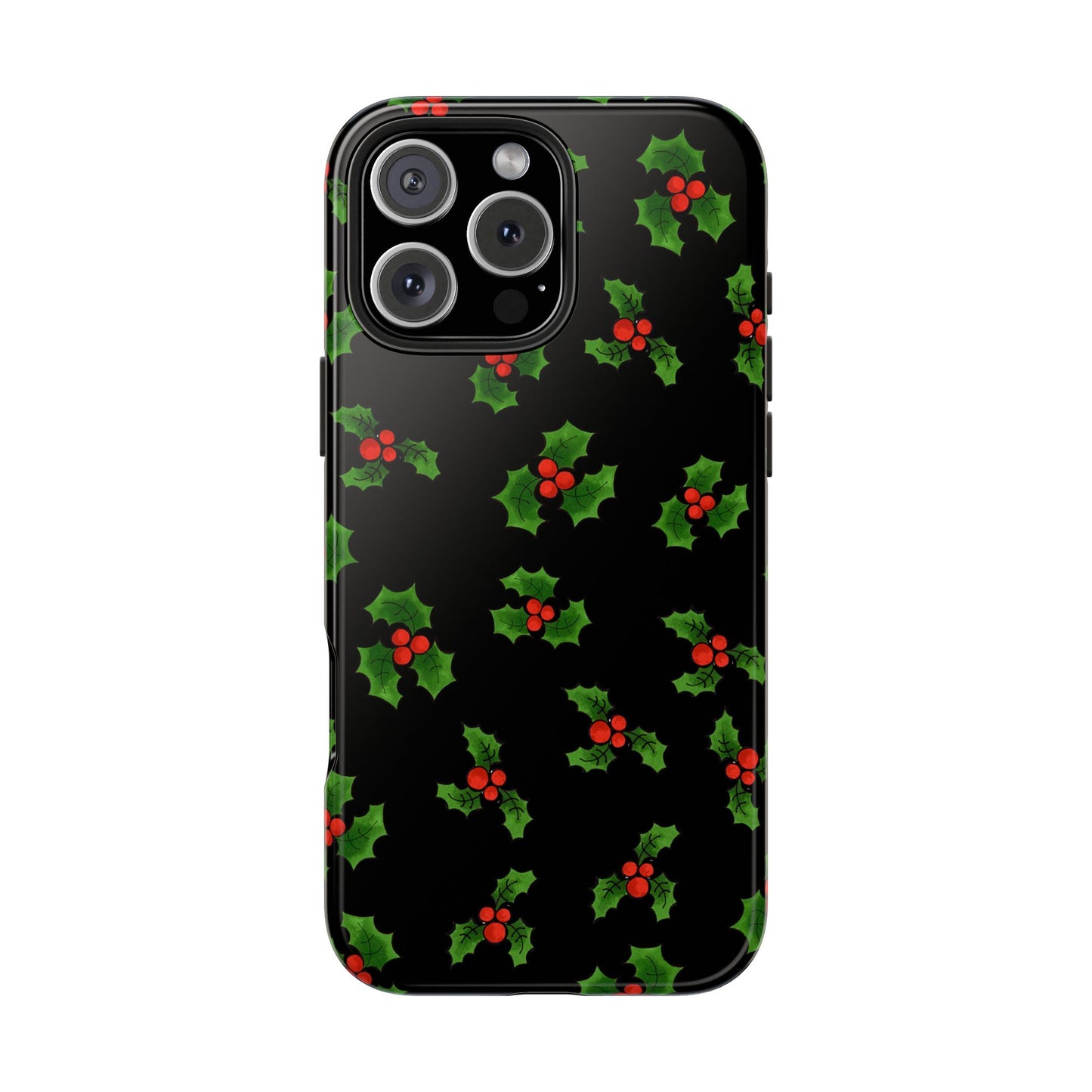 Lotsa Holly Black Phone Case