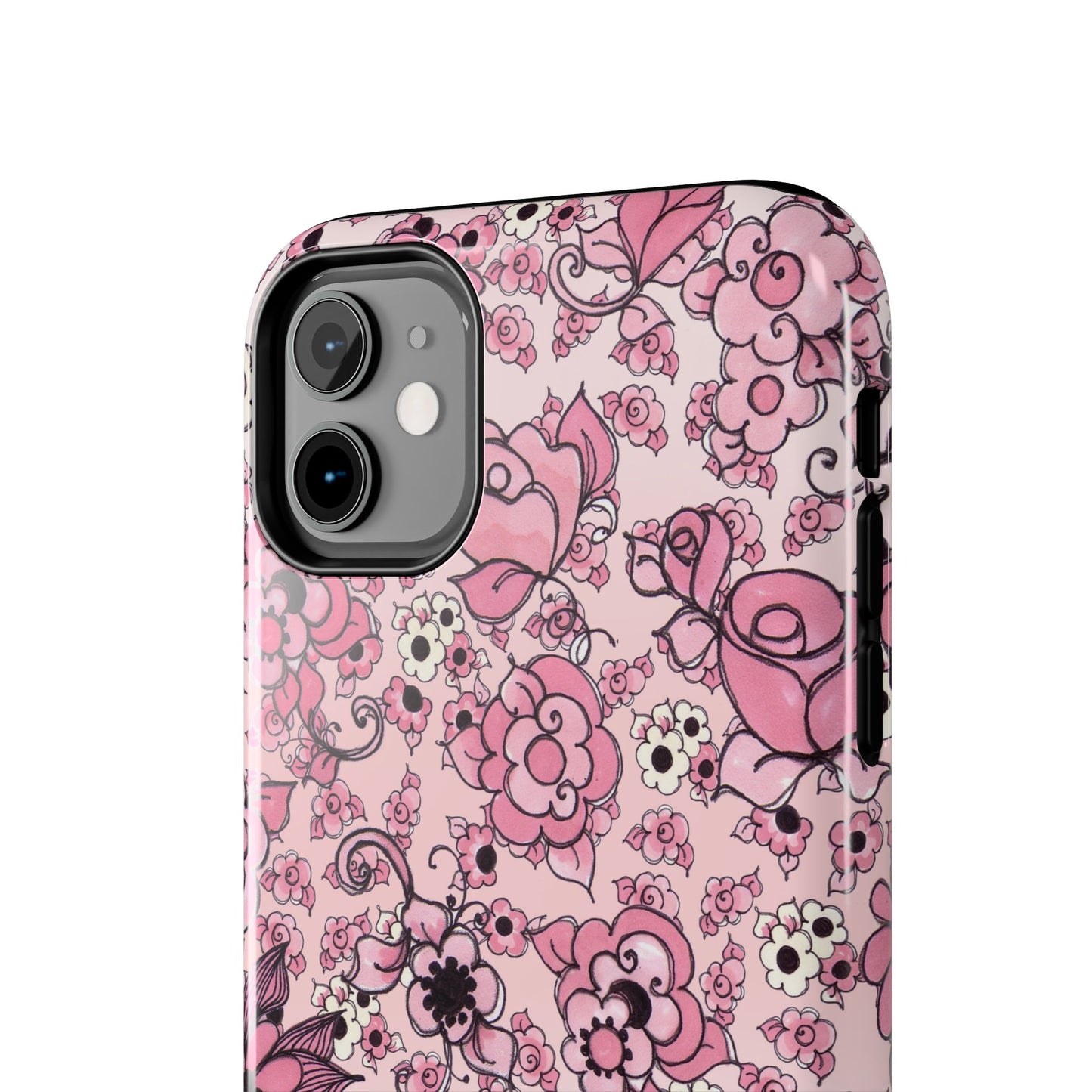 Profuse Posies Pink Phone Case