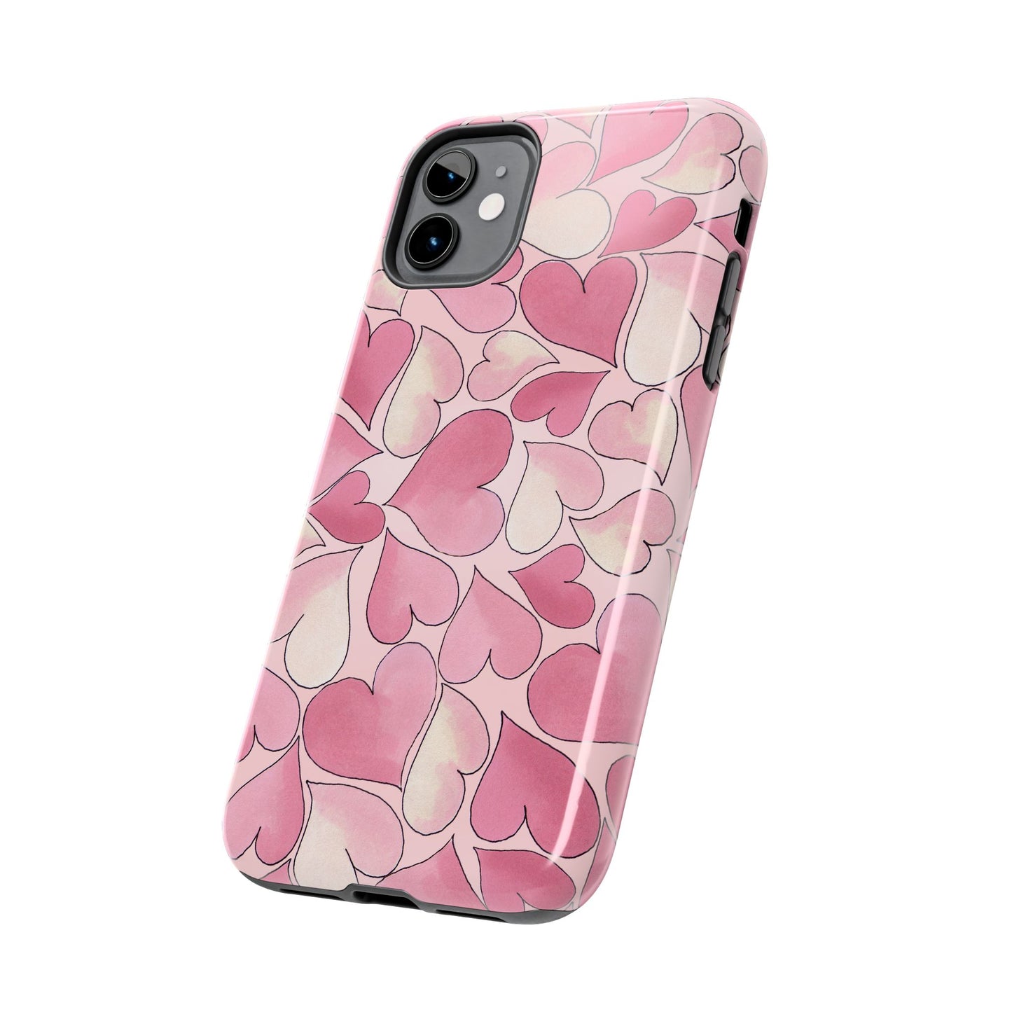 Hearts Pink Sky Phone Case