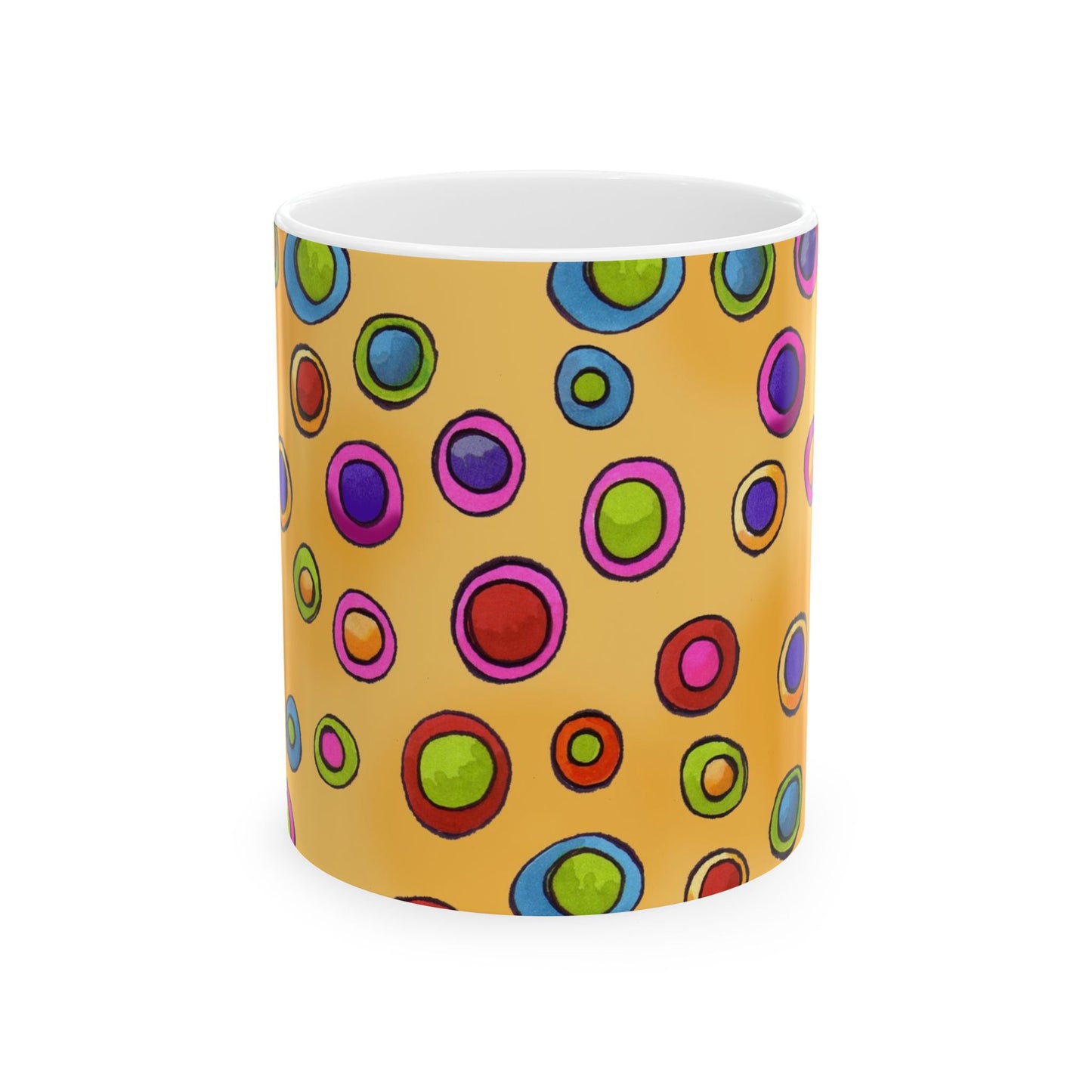 Dopey Dots Yellow Cup