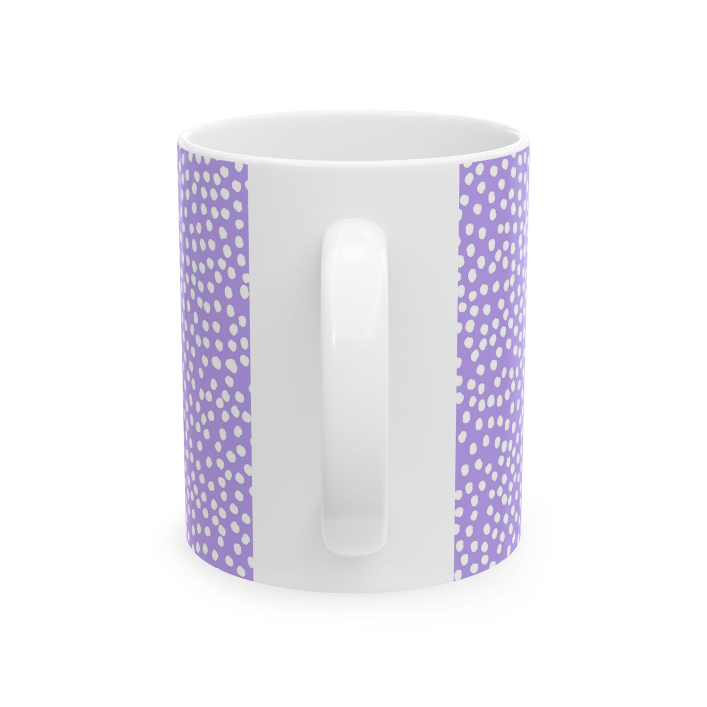 Bitty Dots Lilac / White Cup