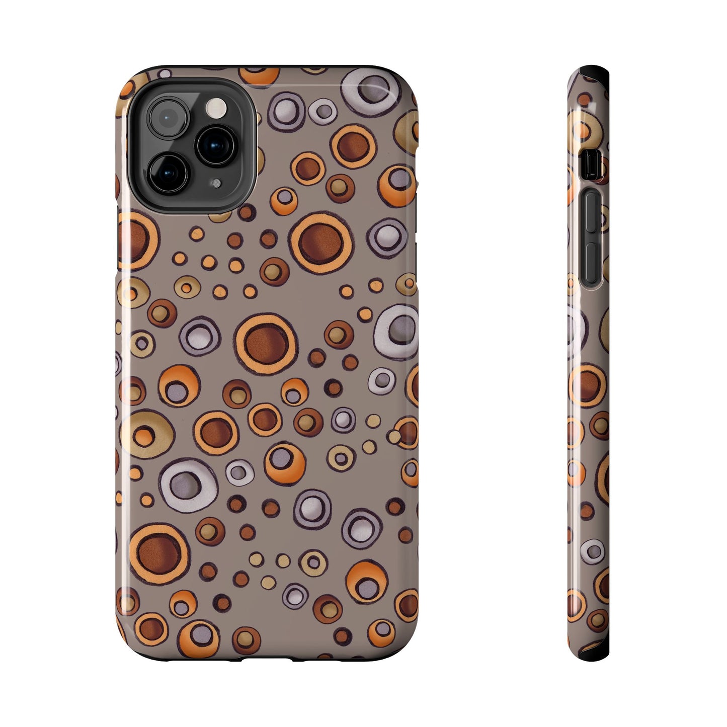 Doggy Dots Gray Phone Case