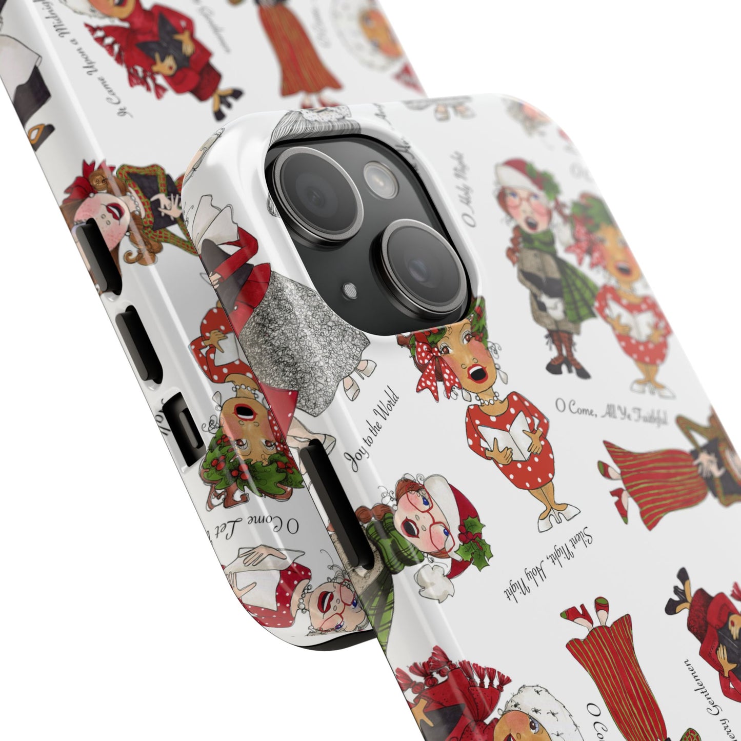 Tossed Carolers Phone Case