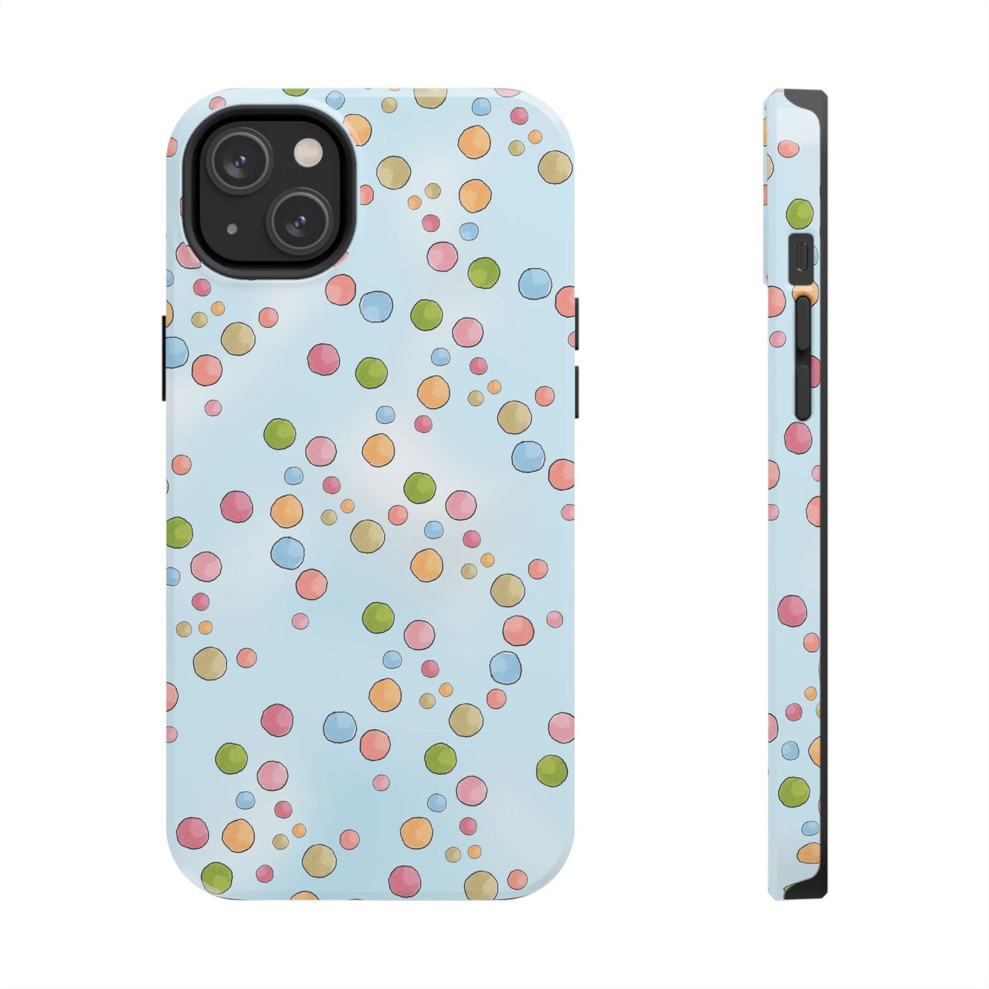 Clown Dots Blue Sky Phone Case