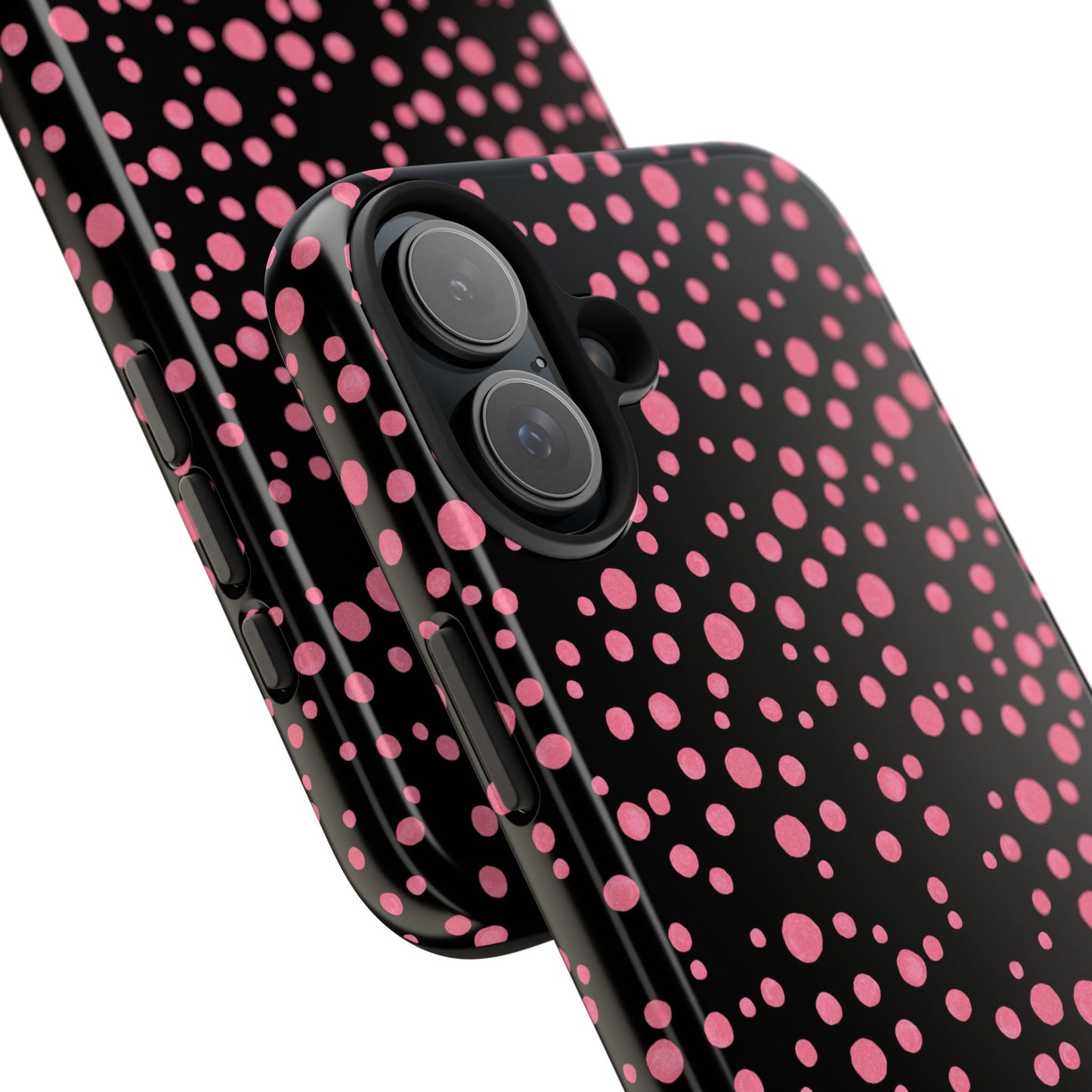 Balloon Dots Black / Pink Phone Case
