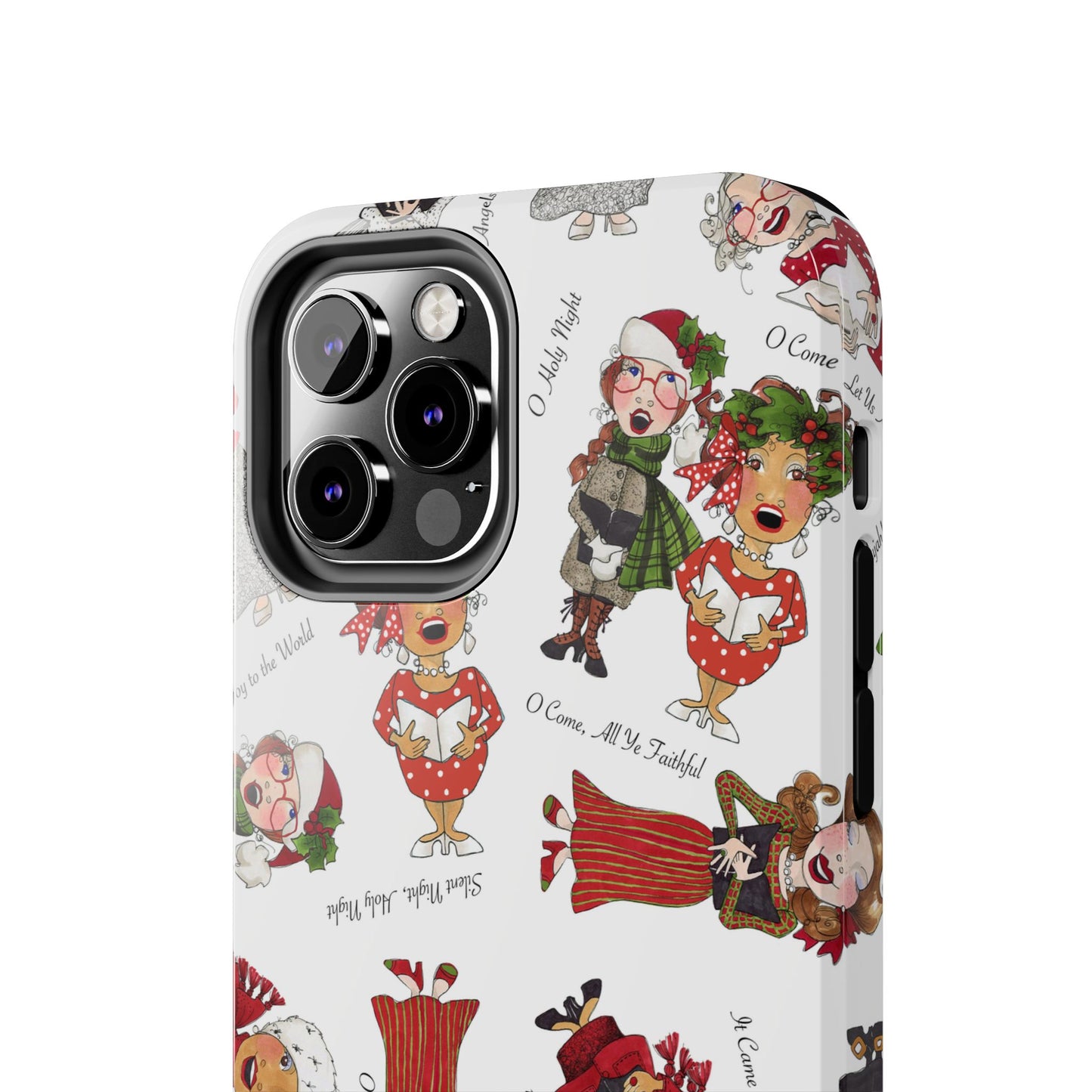 Tossed Carolers Phone Case
