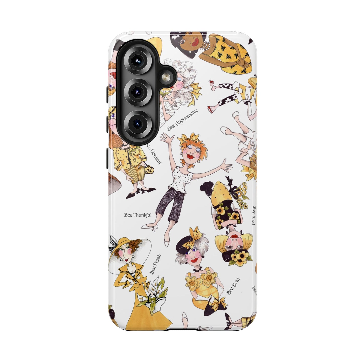 Bee Tossed White Phone Case