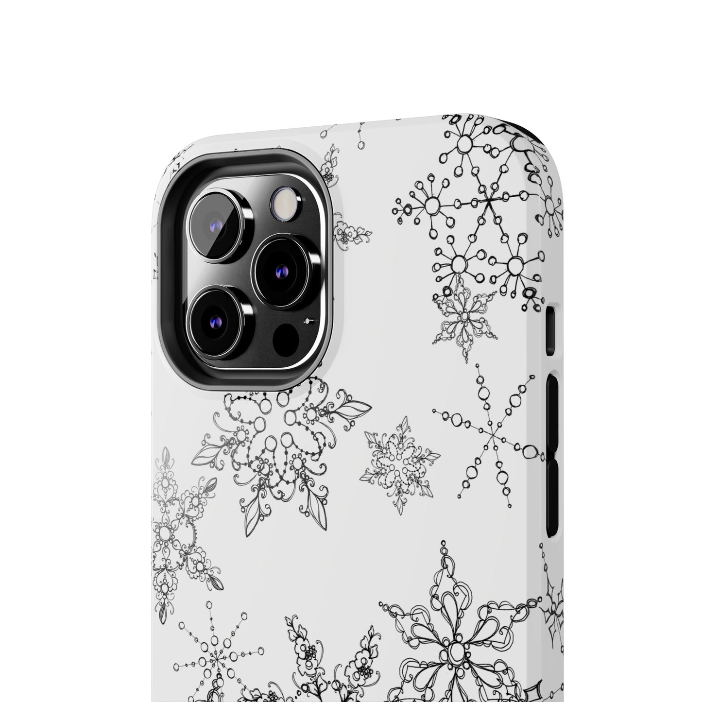 Random Flakes White Phone Case