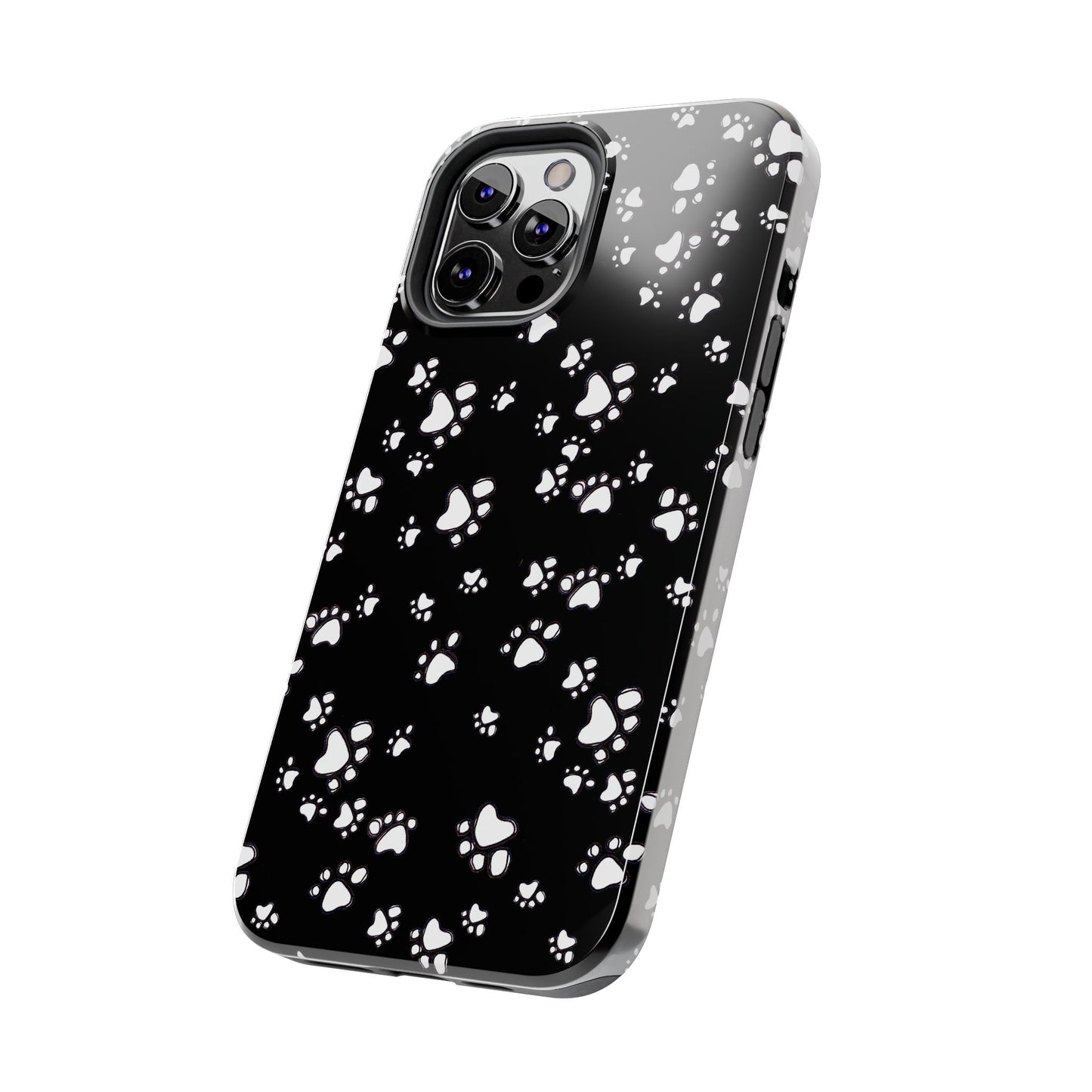 Paw Flakes Black Phone Case