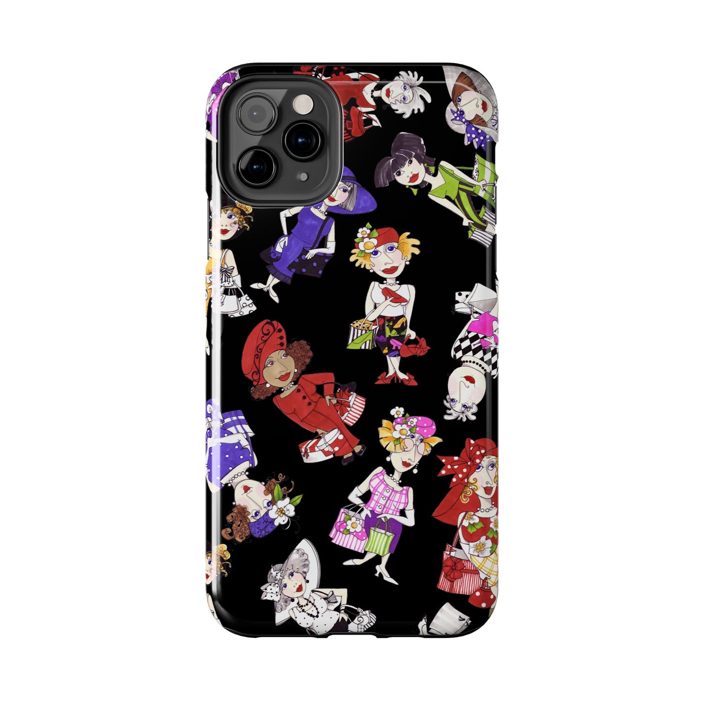 Gone Shopping Tossed Black Phone Case