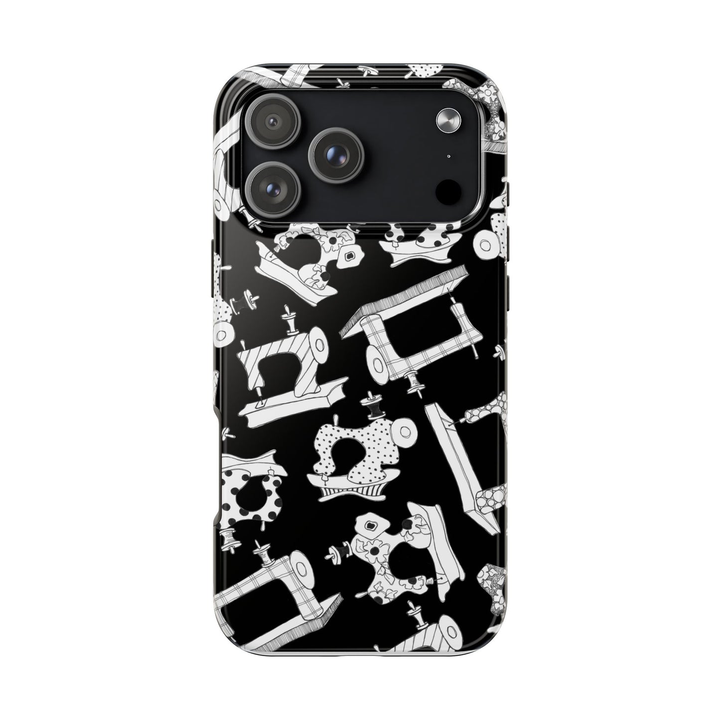 Sew Essential Black Phone Case