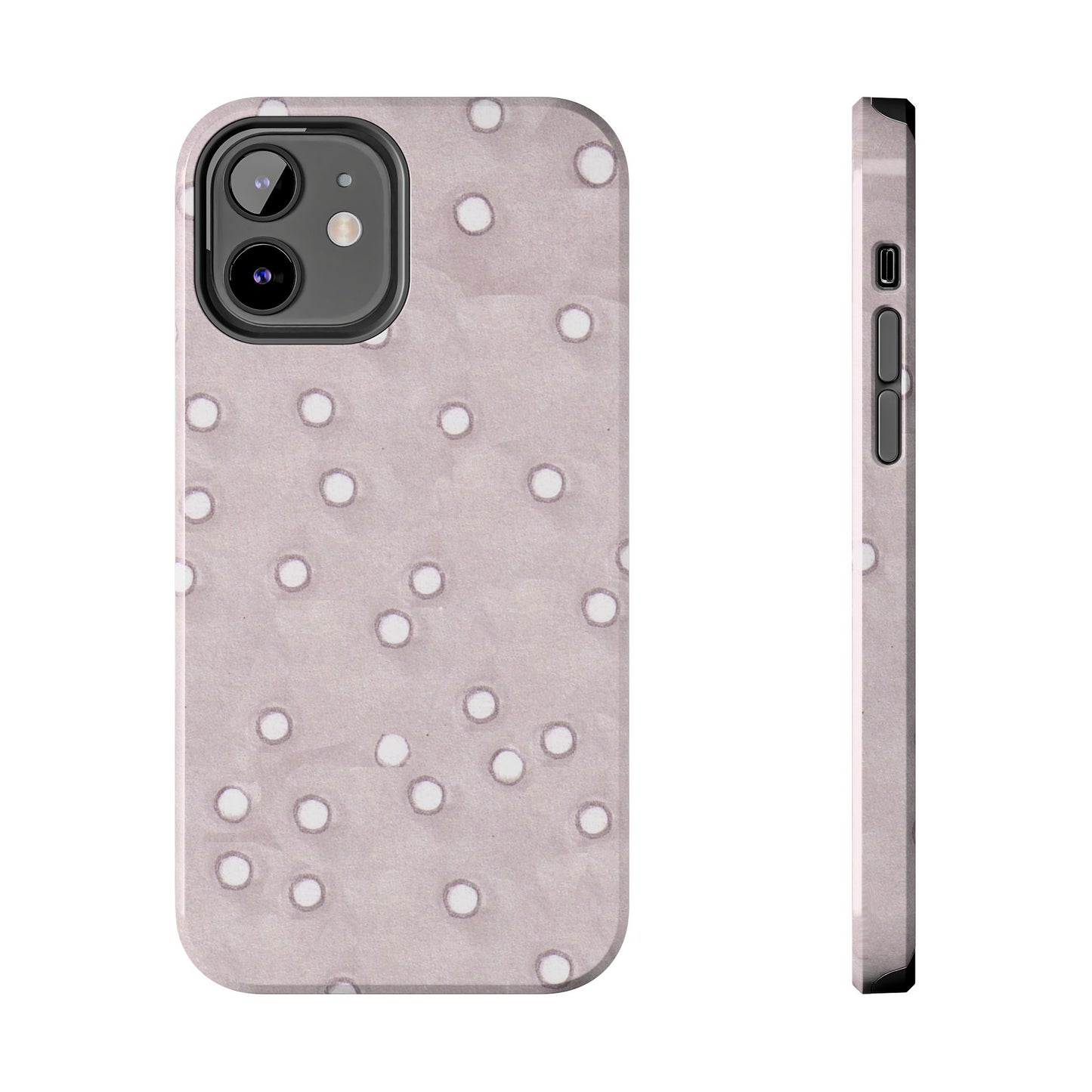 Dinky Dots Silver Phone Case