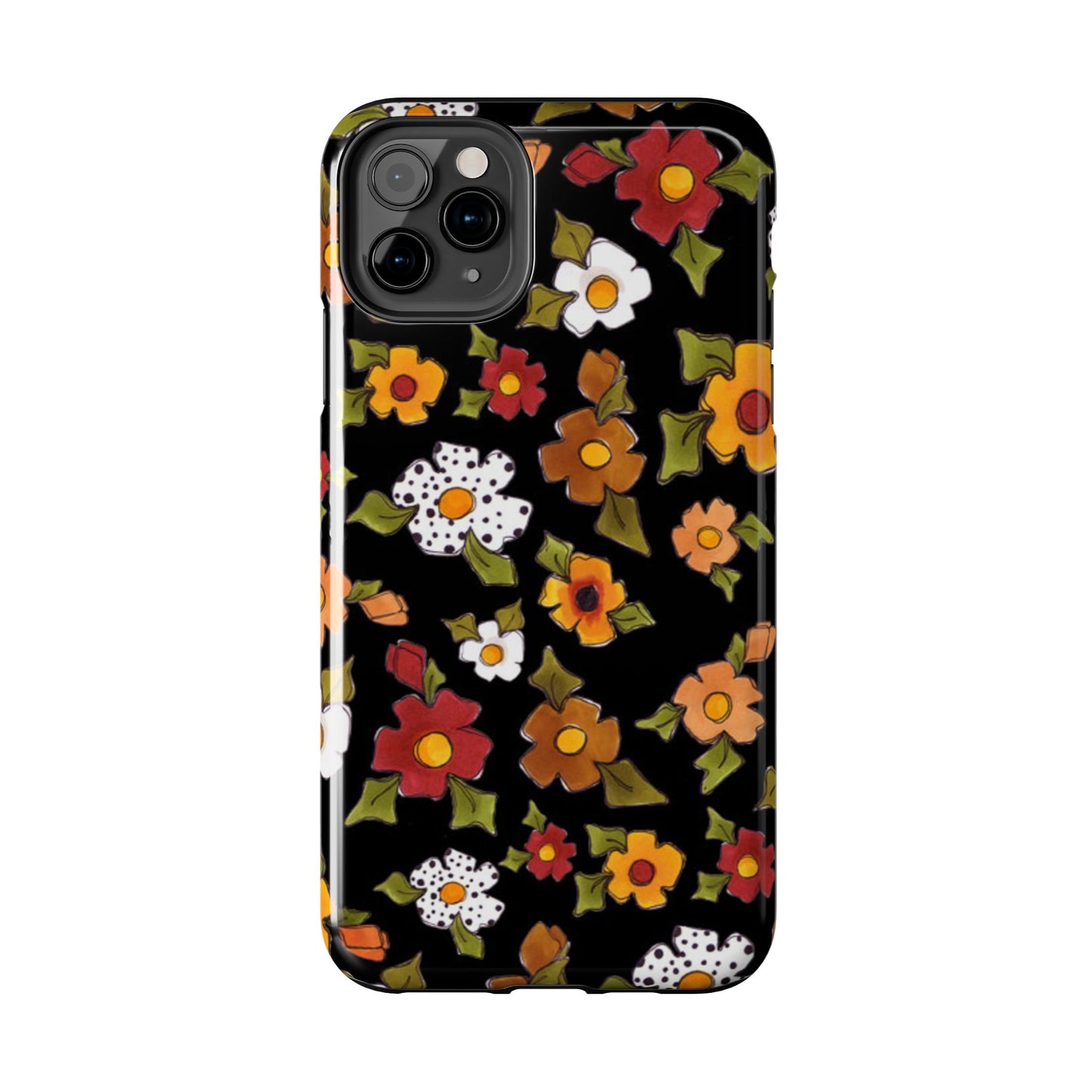 Spice Posie Black Phone Case
